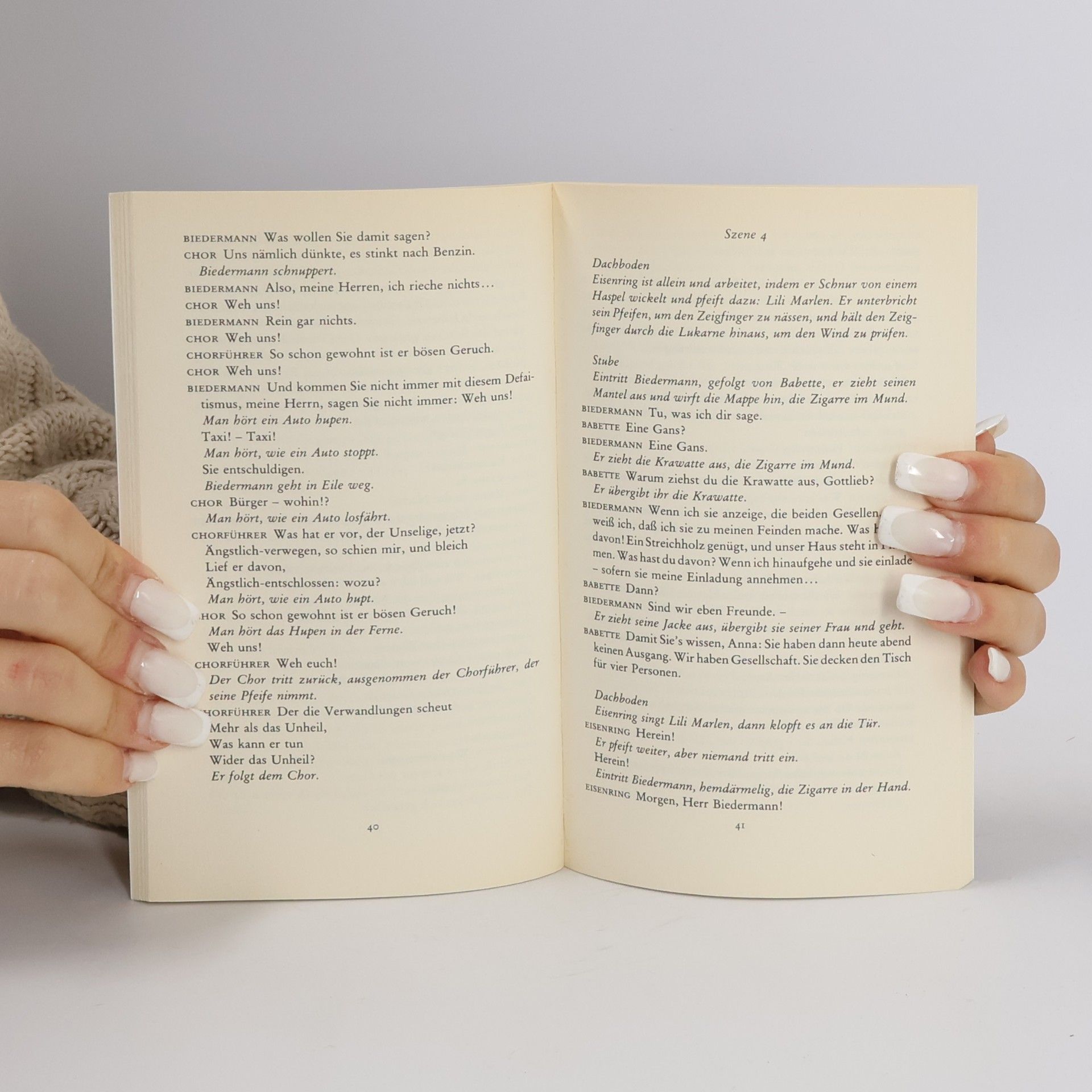 Max Frisch Biedermann und die Brandstifter
