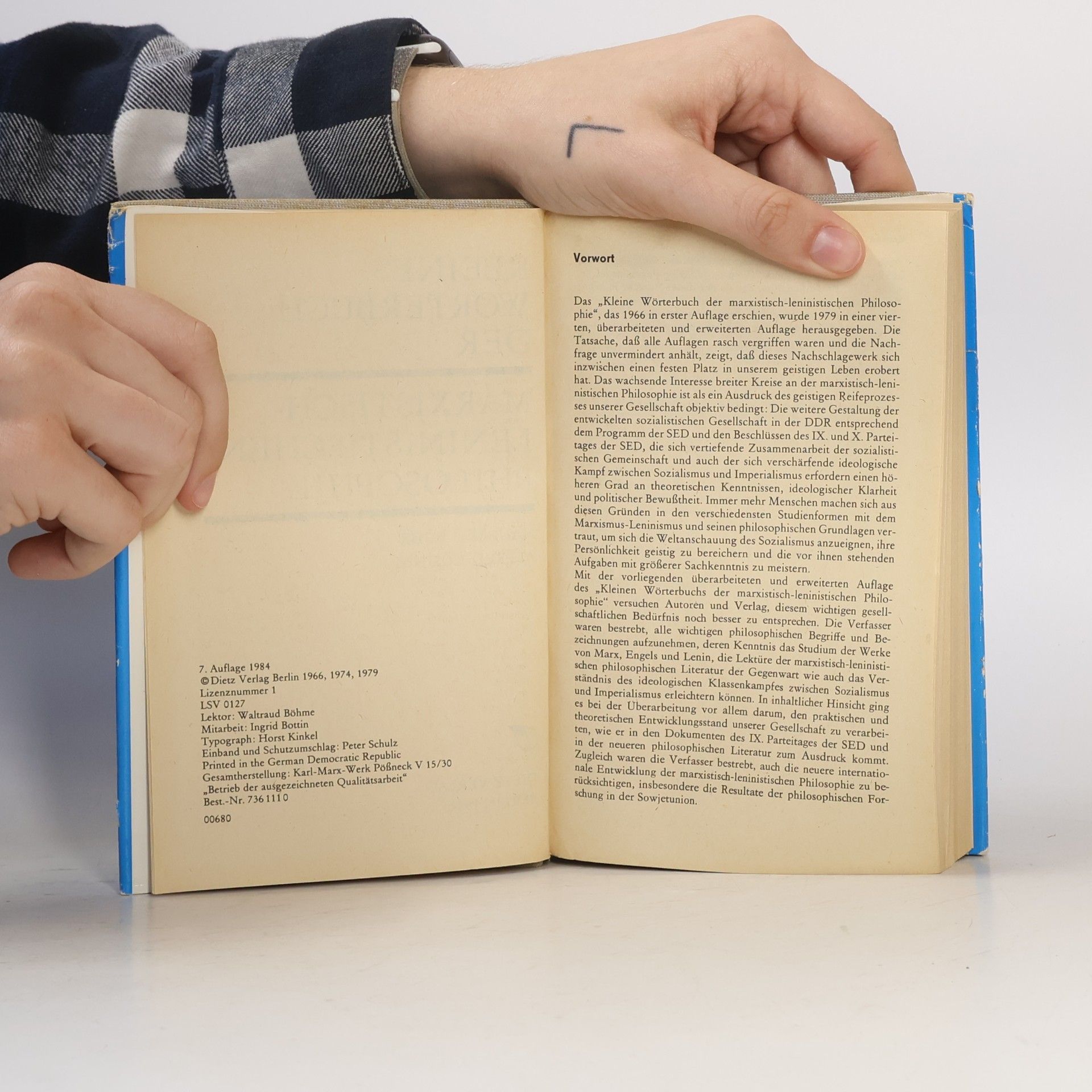 Autorenkollektiv Kleines Wőrterbuch der Marxistisch-Leninistischen Philosophie