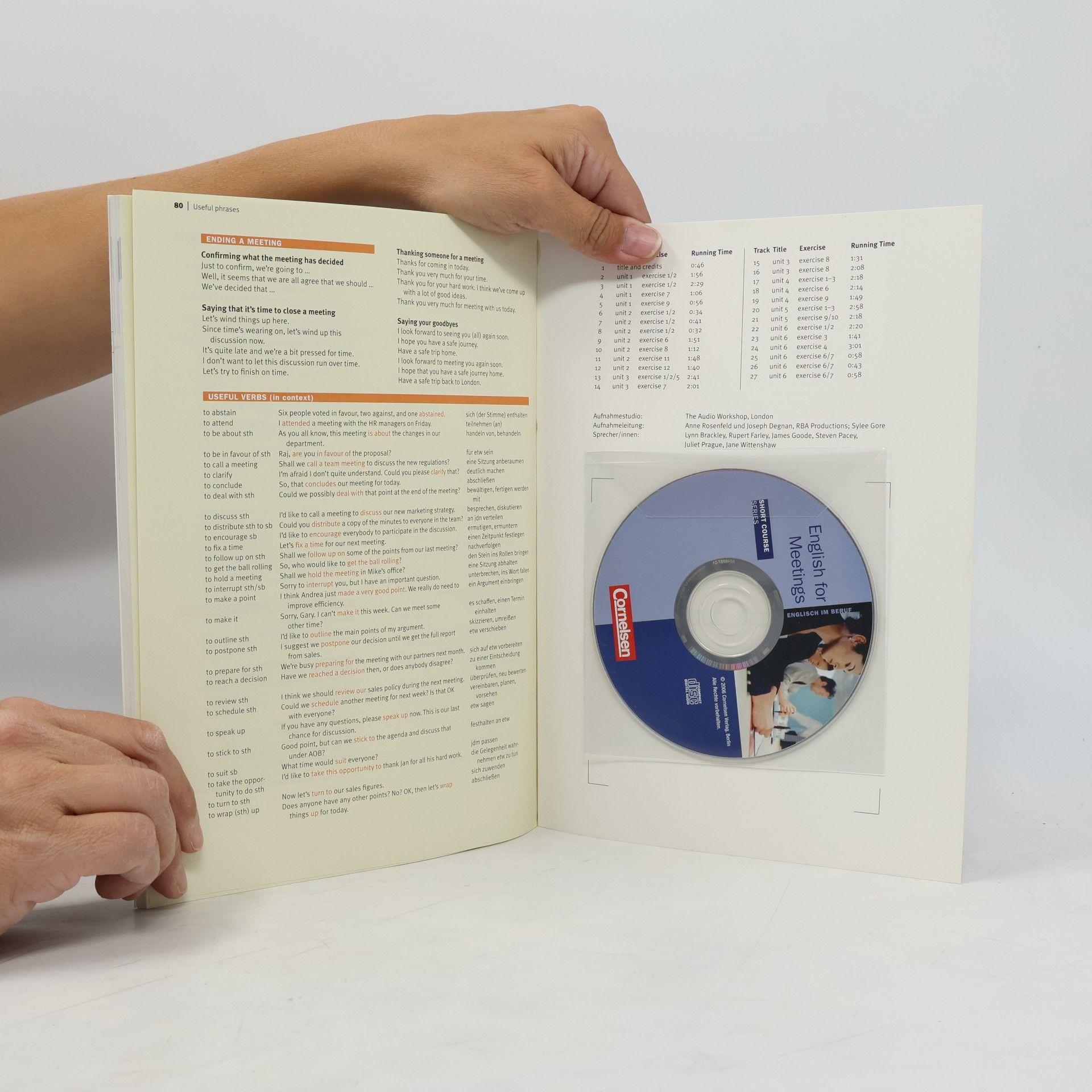 Kenneth Thomson English for Meetings, m. Audio-CD