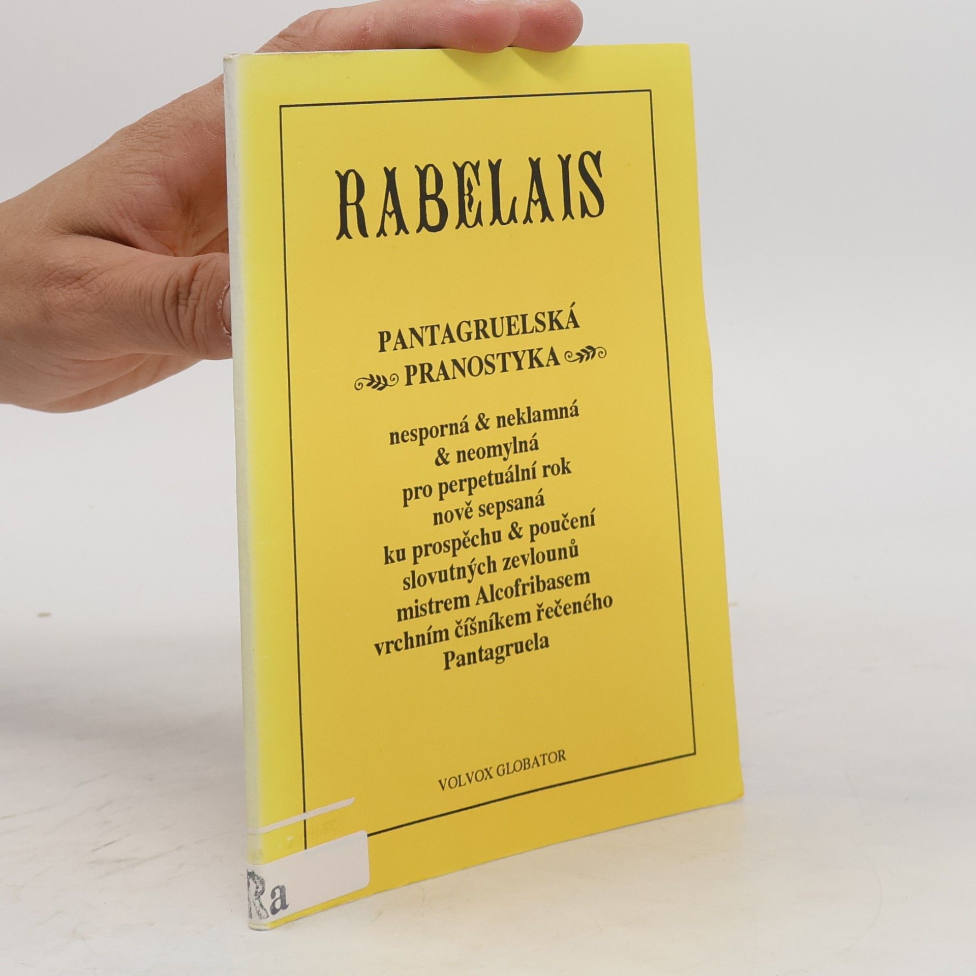François Rebelais Pantagruelská Pranostyka
