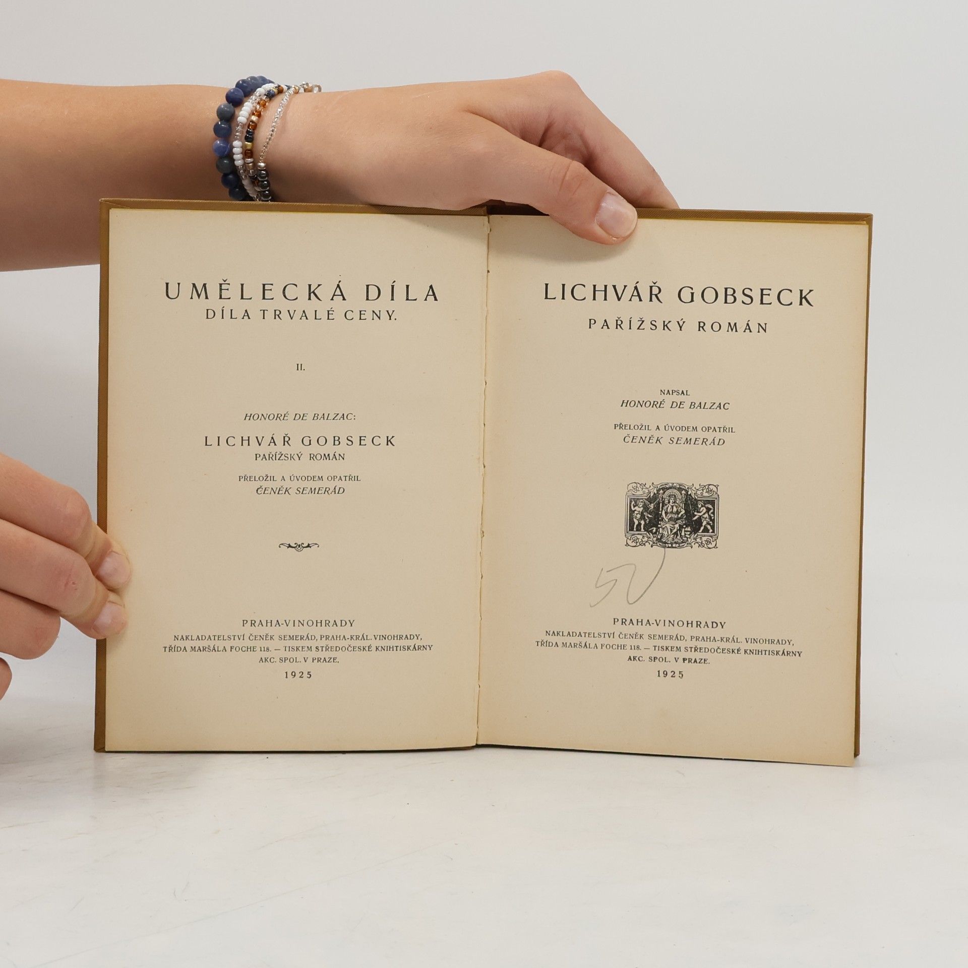 Honoré de Balzac Lichvář Gobseck
