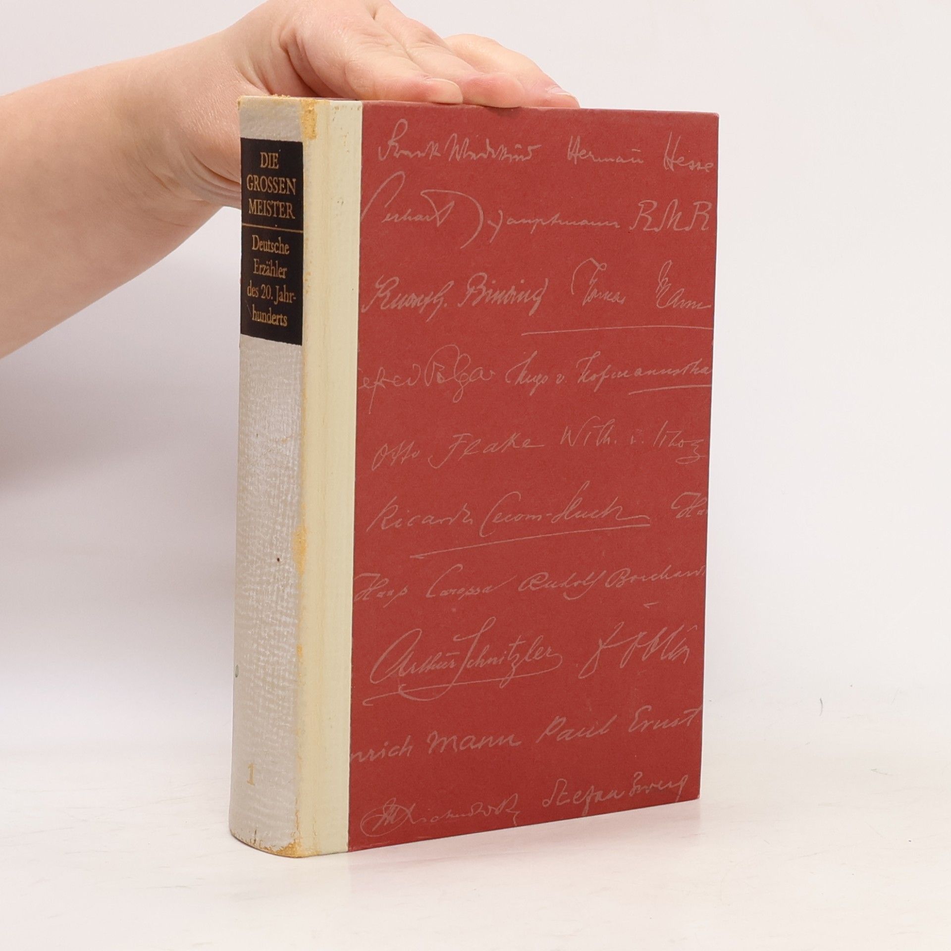 Various authors Die grossen Meister. Europäische Erzähler des 20. Jahrhunderts I.