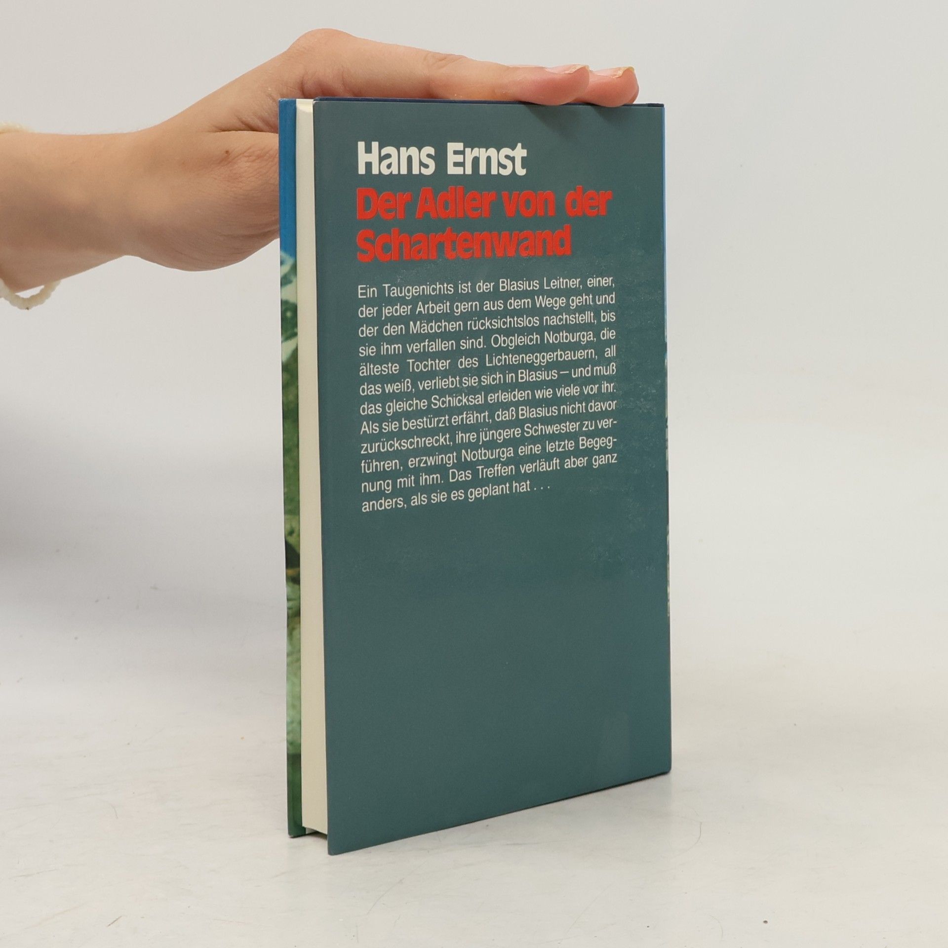 Hans Ernst Der Adler von der Schartenwand