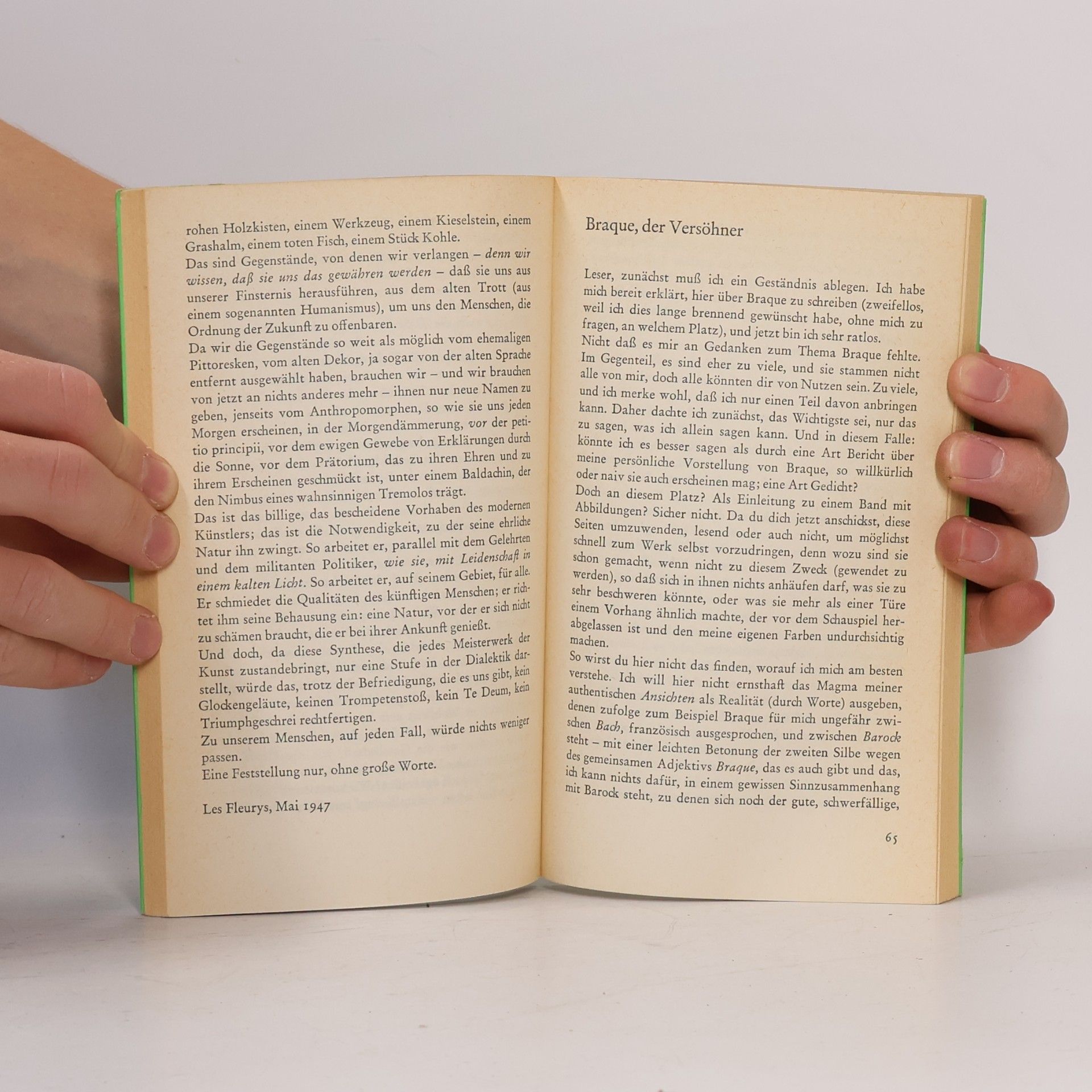 Francis Ponge Texte zur Kunst