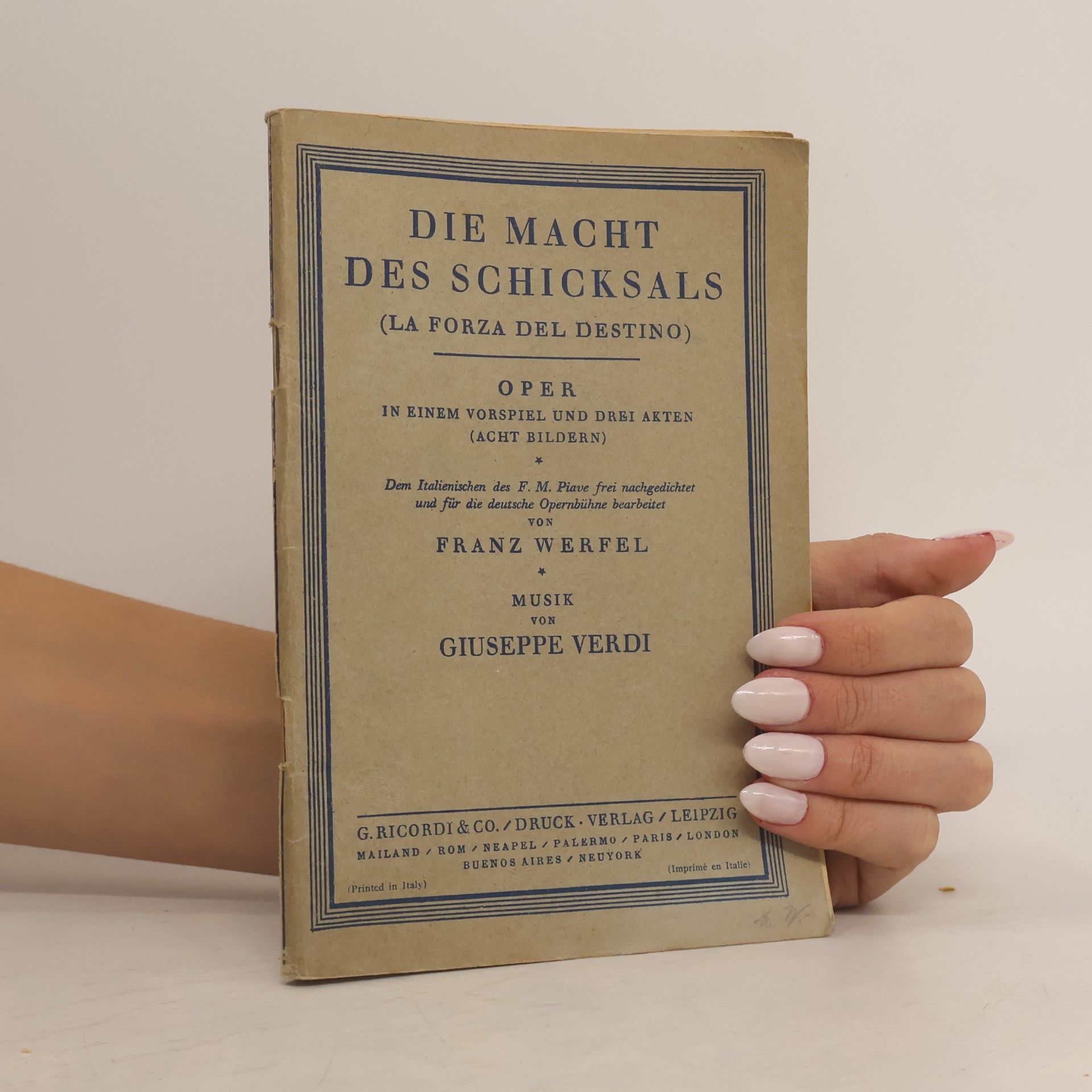 Giuseppe Verdi Die Macht des Schicksals