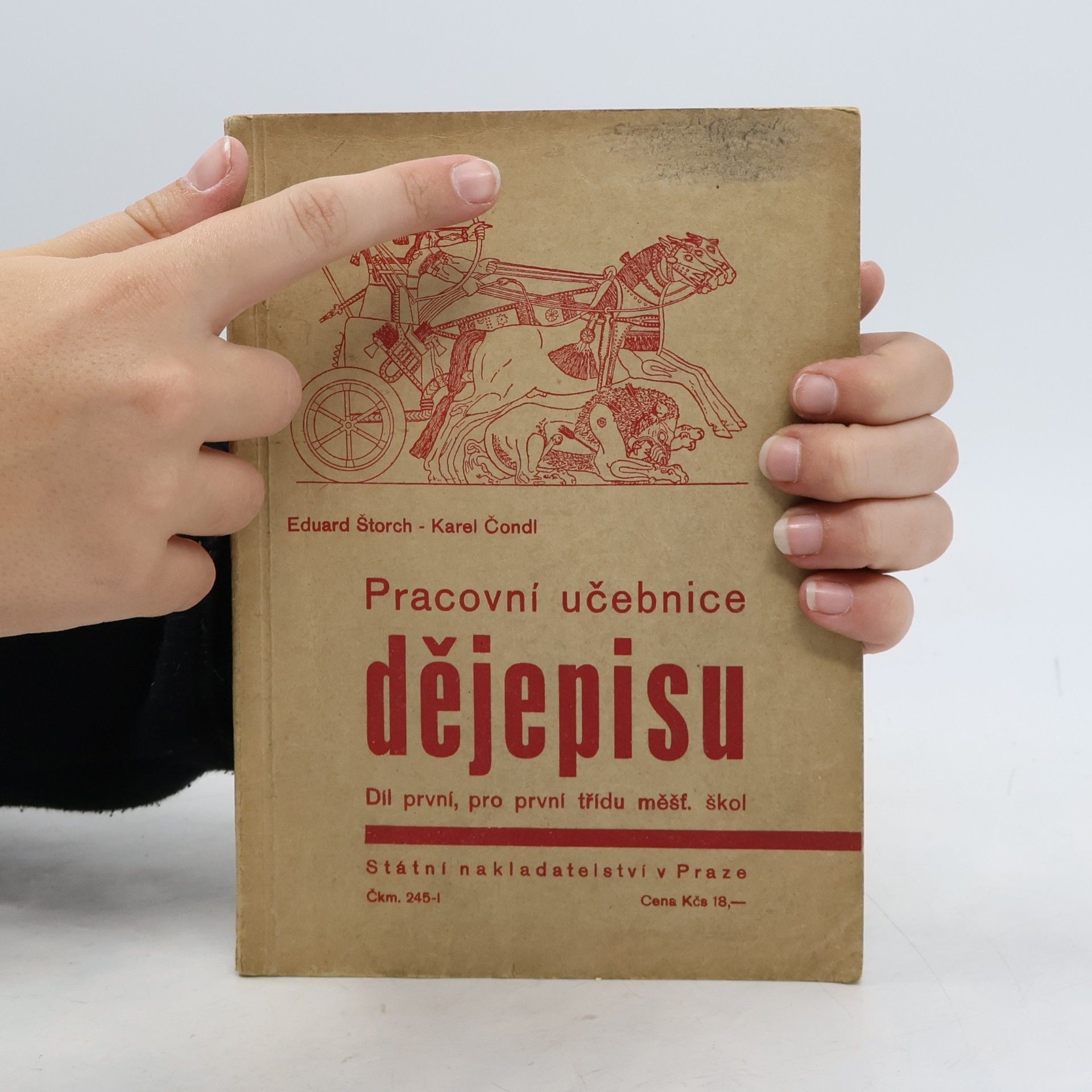 Eduard Štorch Pracovní učebnice dějepisu