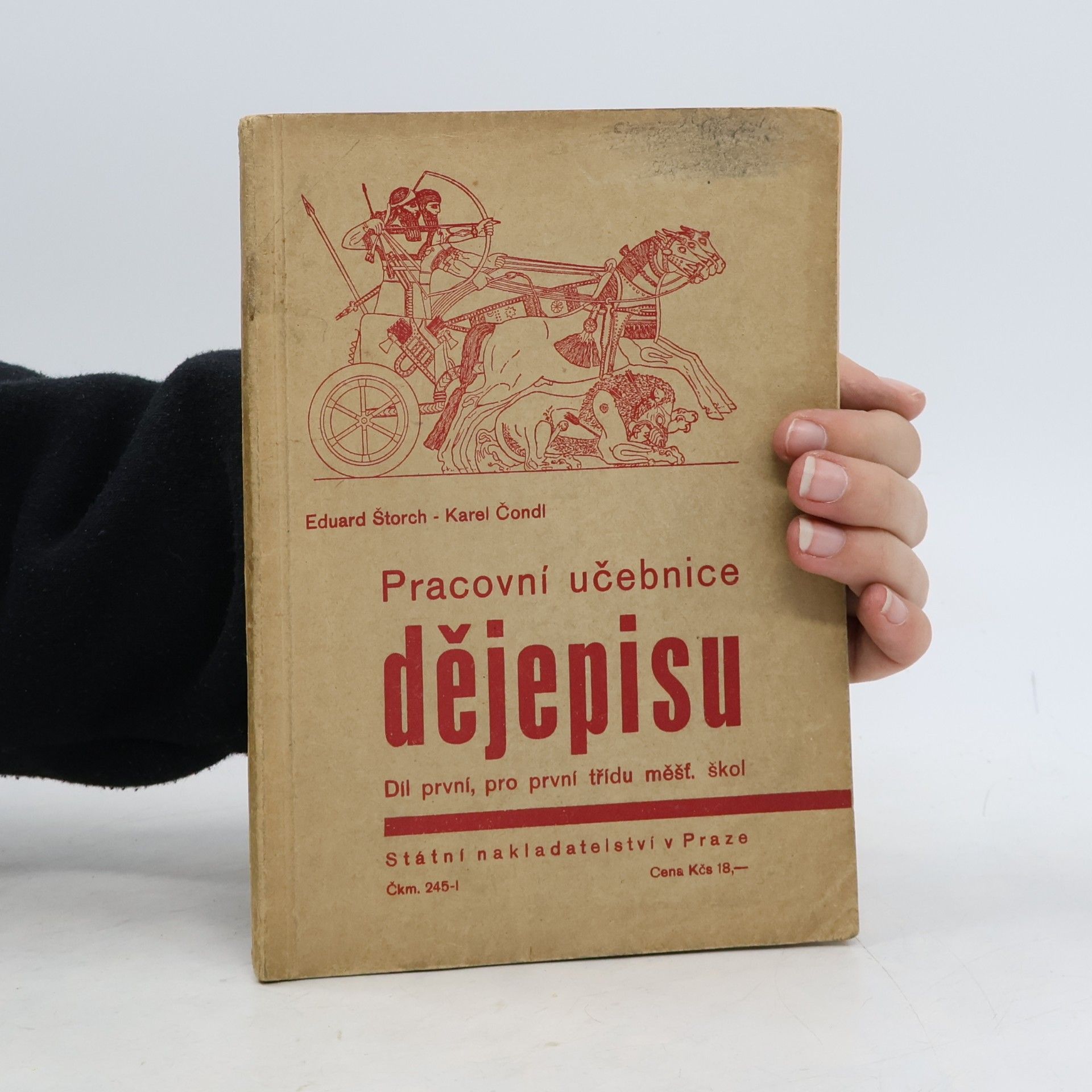 Eduard Štorch Pracovní učebnice dějepisu
