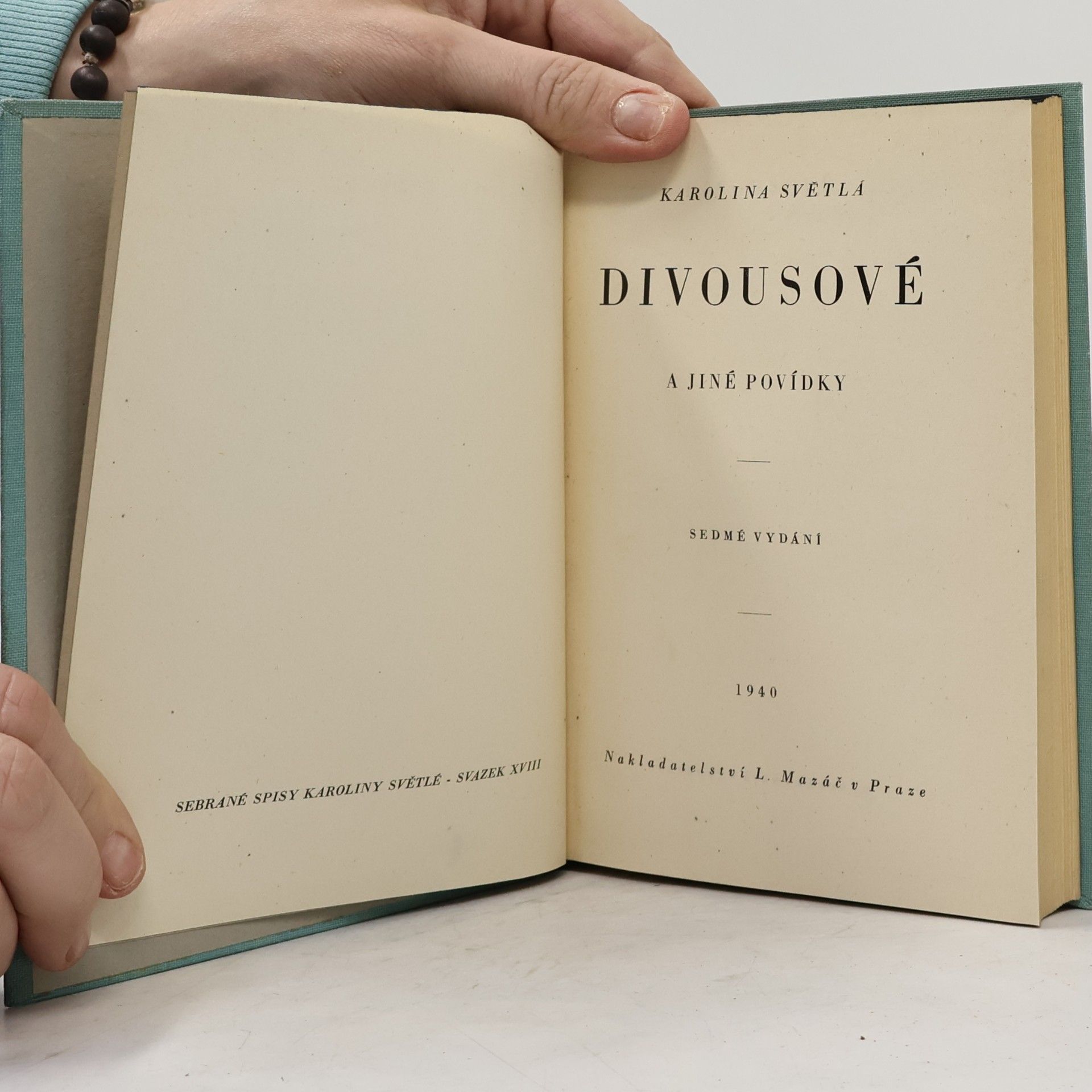 Karolina Světlá Divousové a jiné povídky