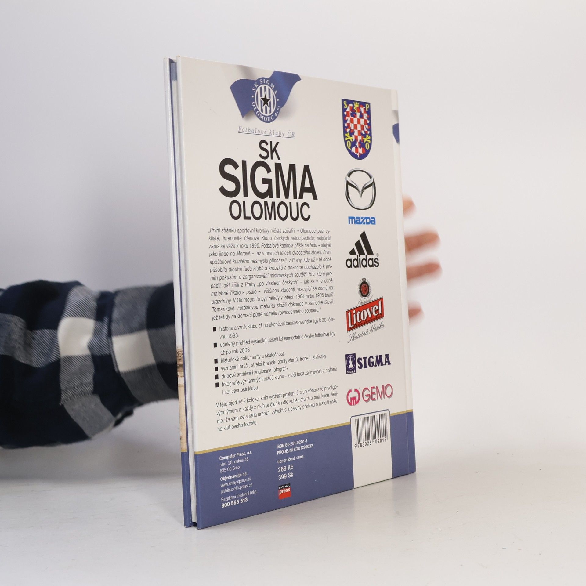 Adolf Růžička Fotbalové kluby ČR. FC Sigma Olomouc