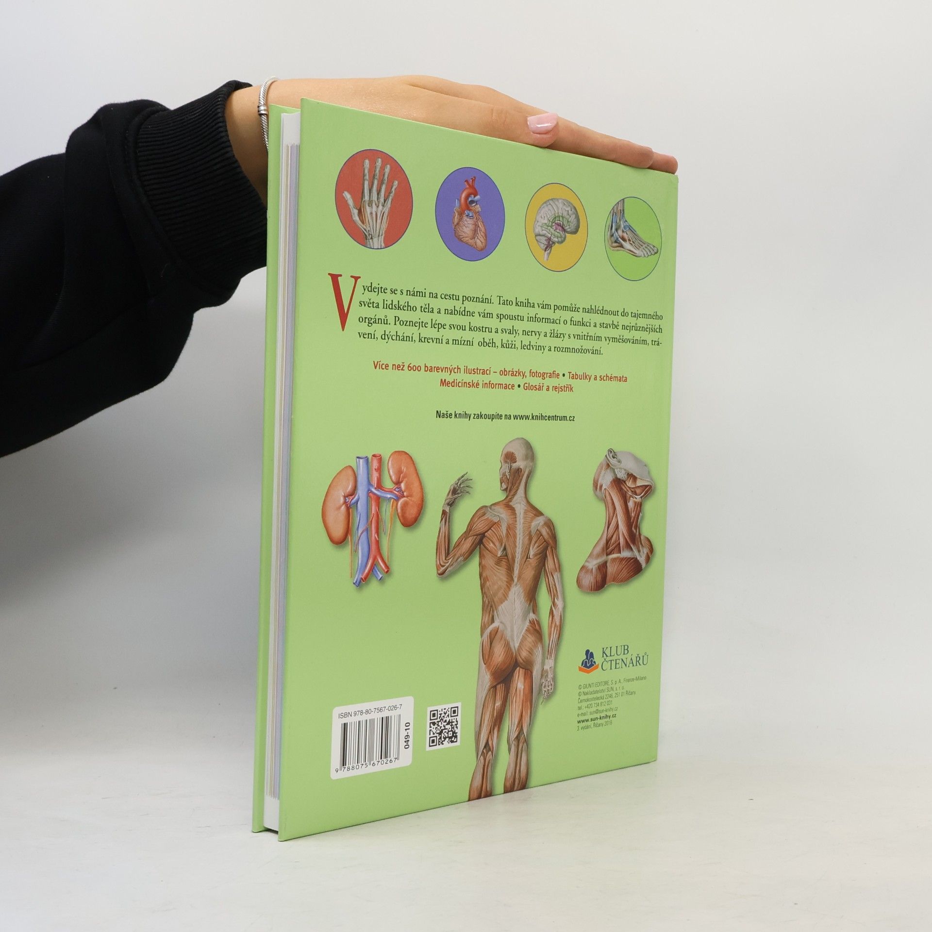 Adriana Rigutti Ilustrovaný atlas anatomie