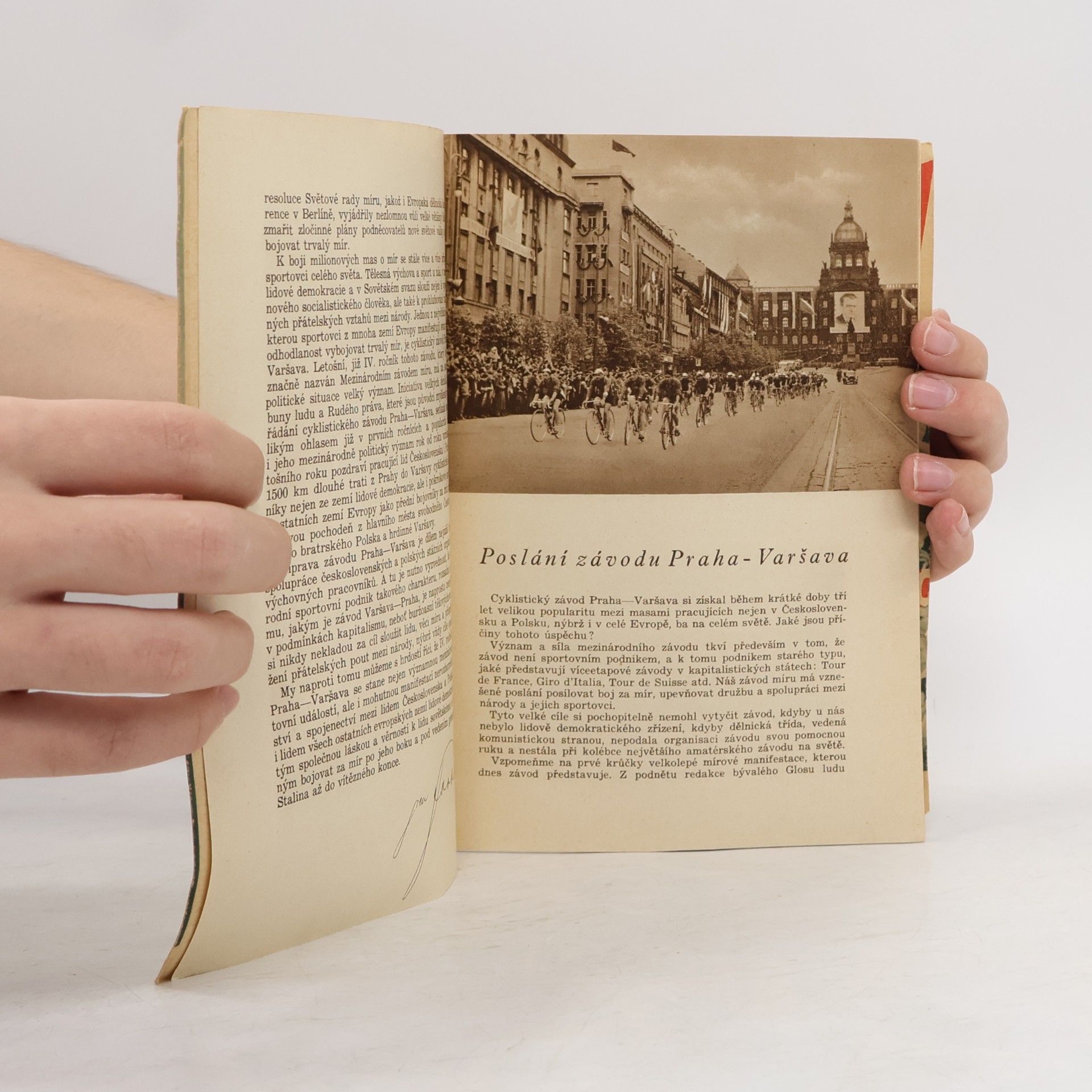 Various authors Praha - Varšava, Mezinárodní závod míru