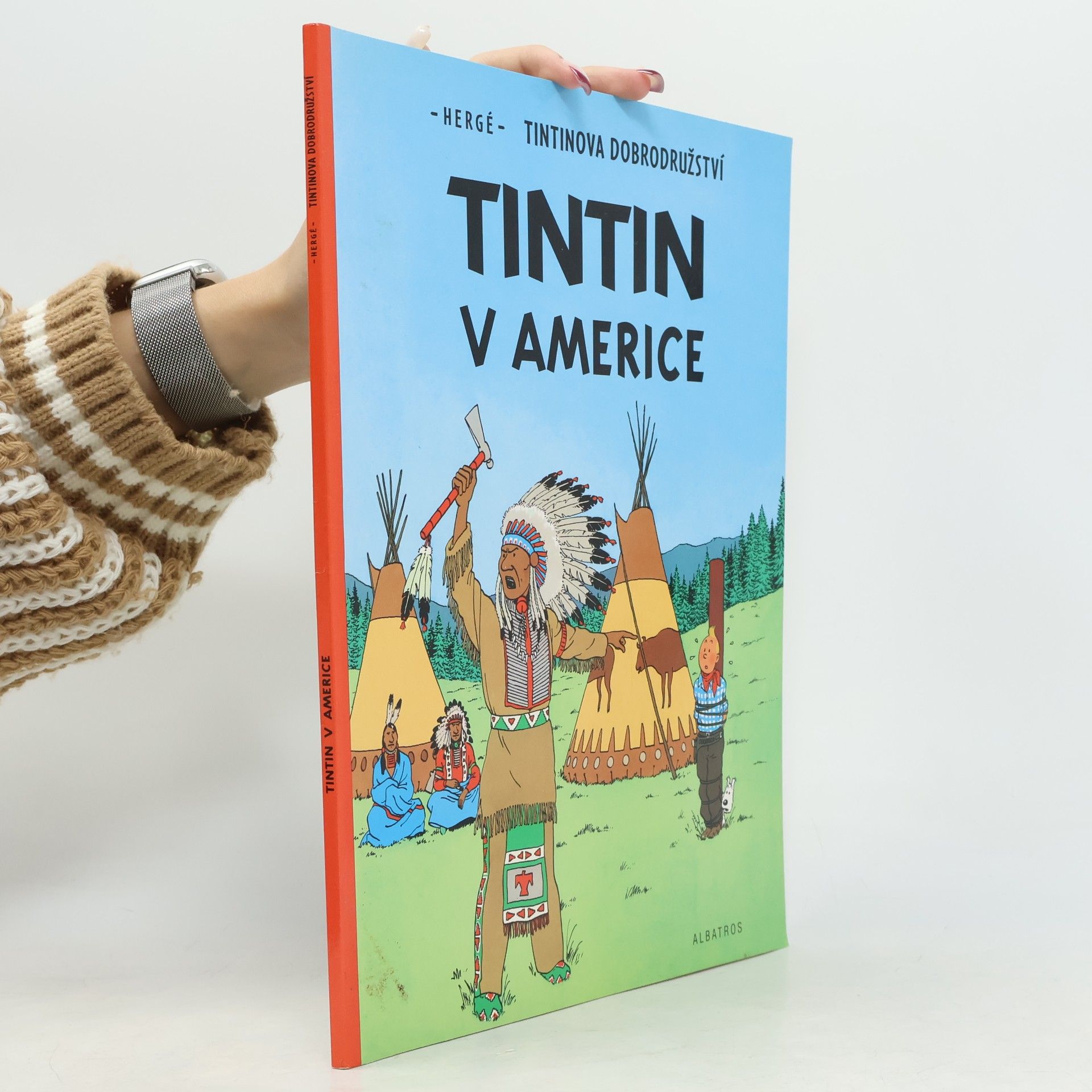 Hergé Tintin v Americe
