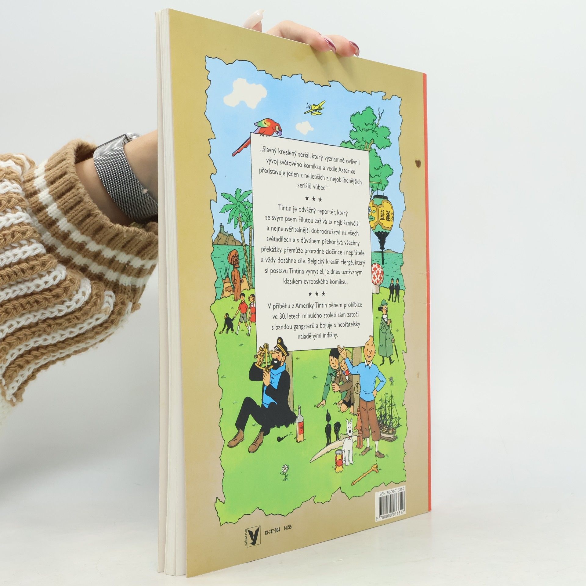 Hergé Tintin v Americe