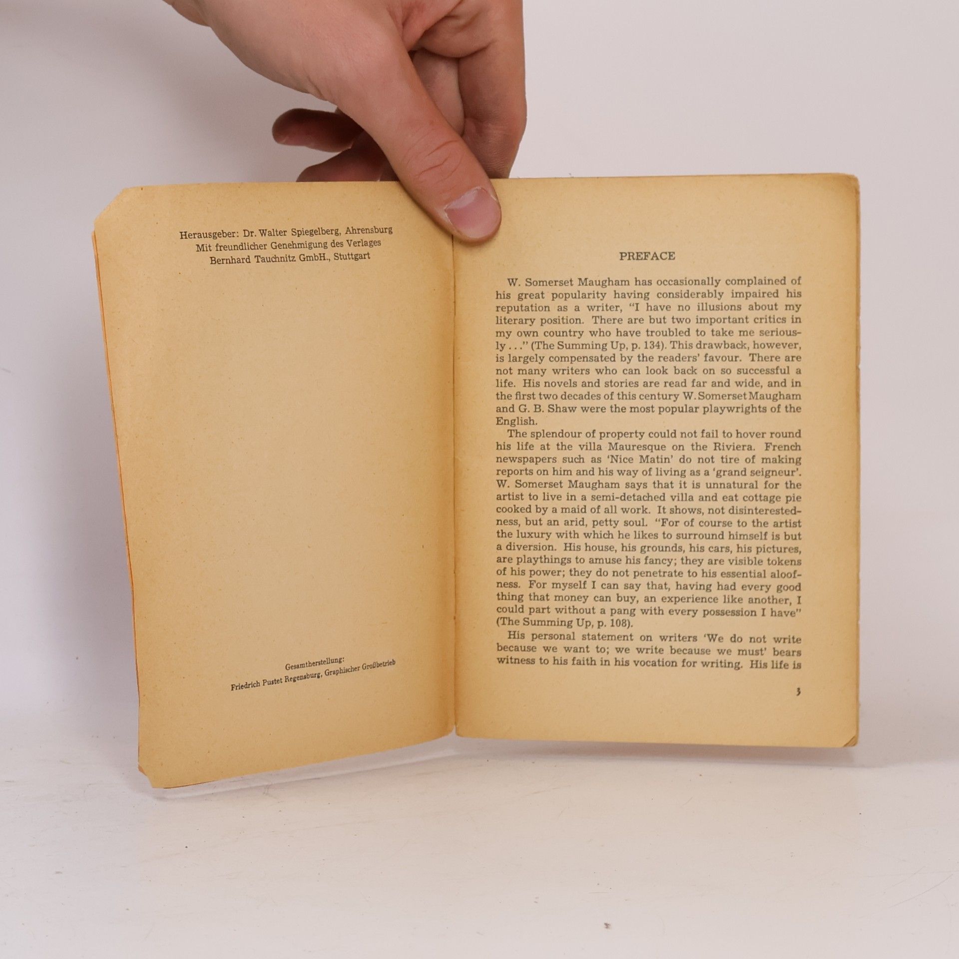 W Somerset Maugham The Yellow Streak