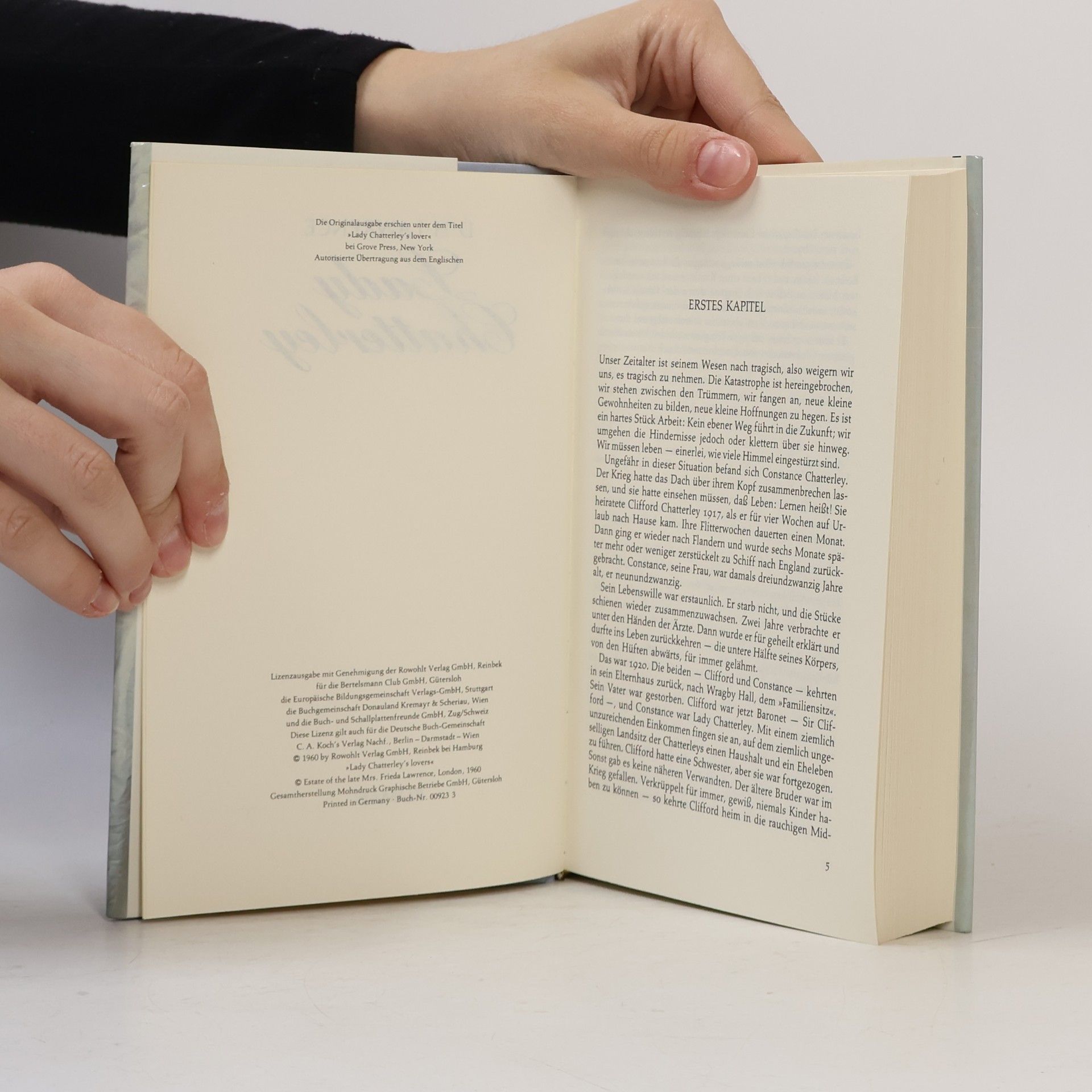 David Herbert Lawrence Lady Chatterley