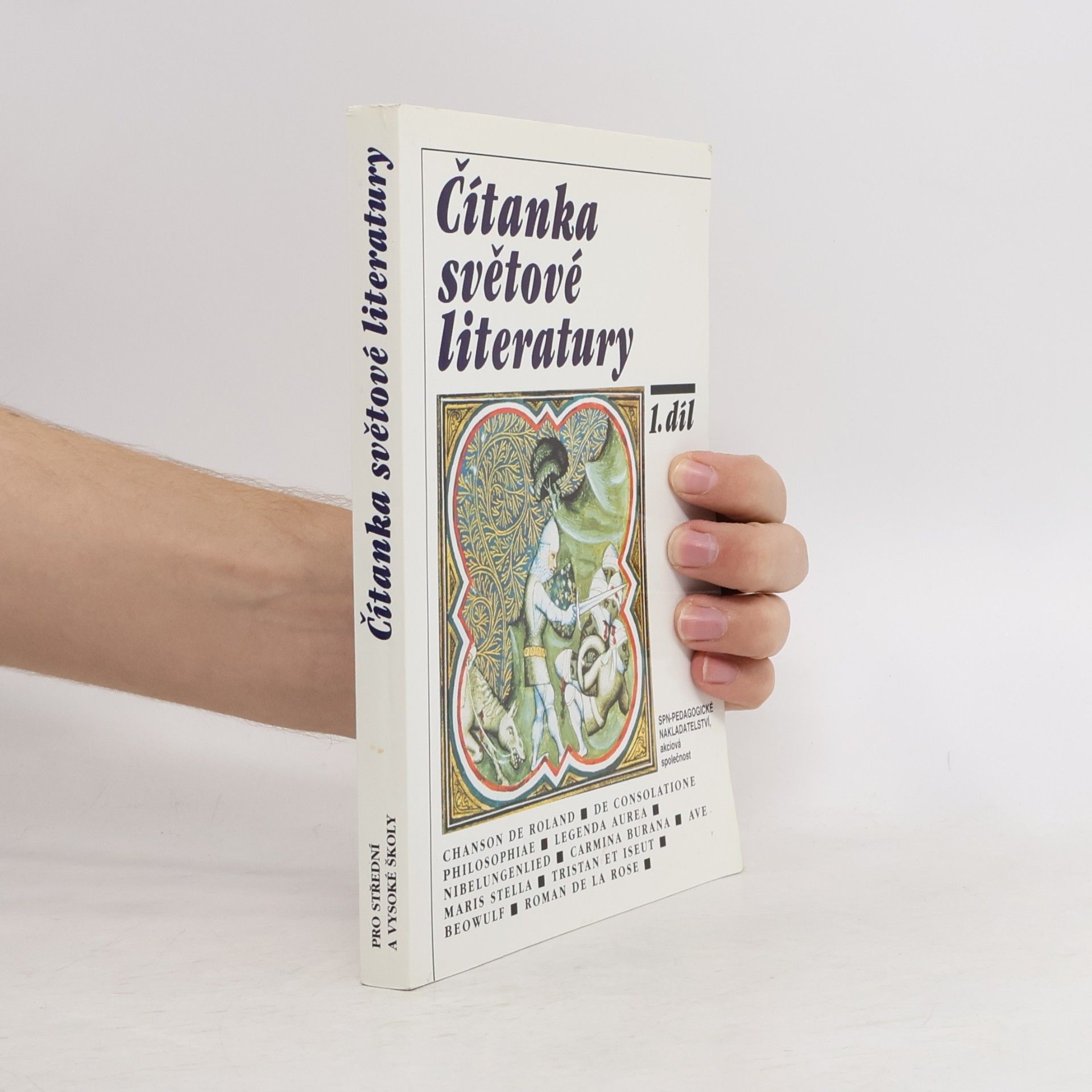 Otakar Mališ Čítanka světové literatury: Pro studenty středních a vysokých škol. 1. díl, Středověk (od pádu Říše římské do Dantovy smrti r. 1321)