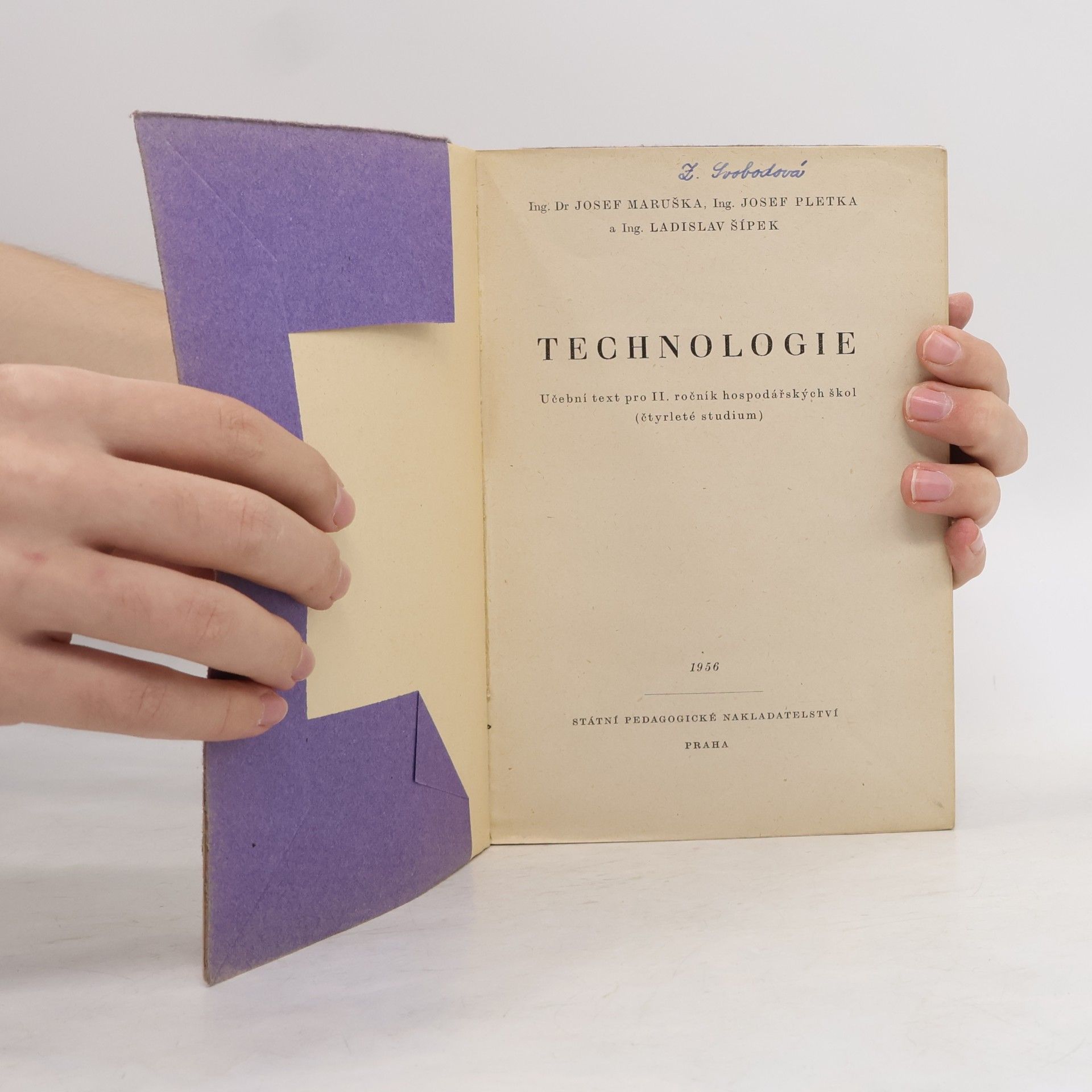 M. Svobodová Technologie