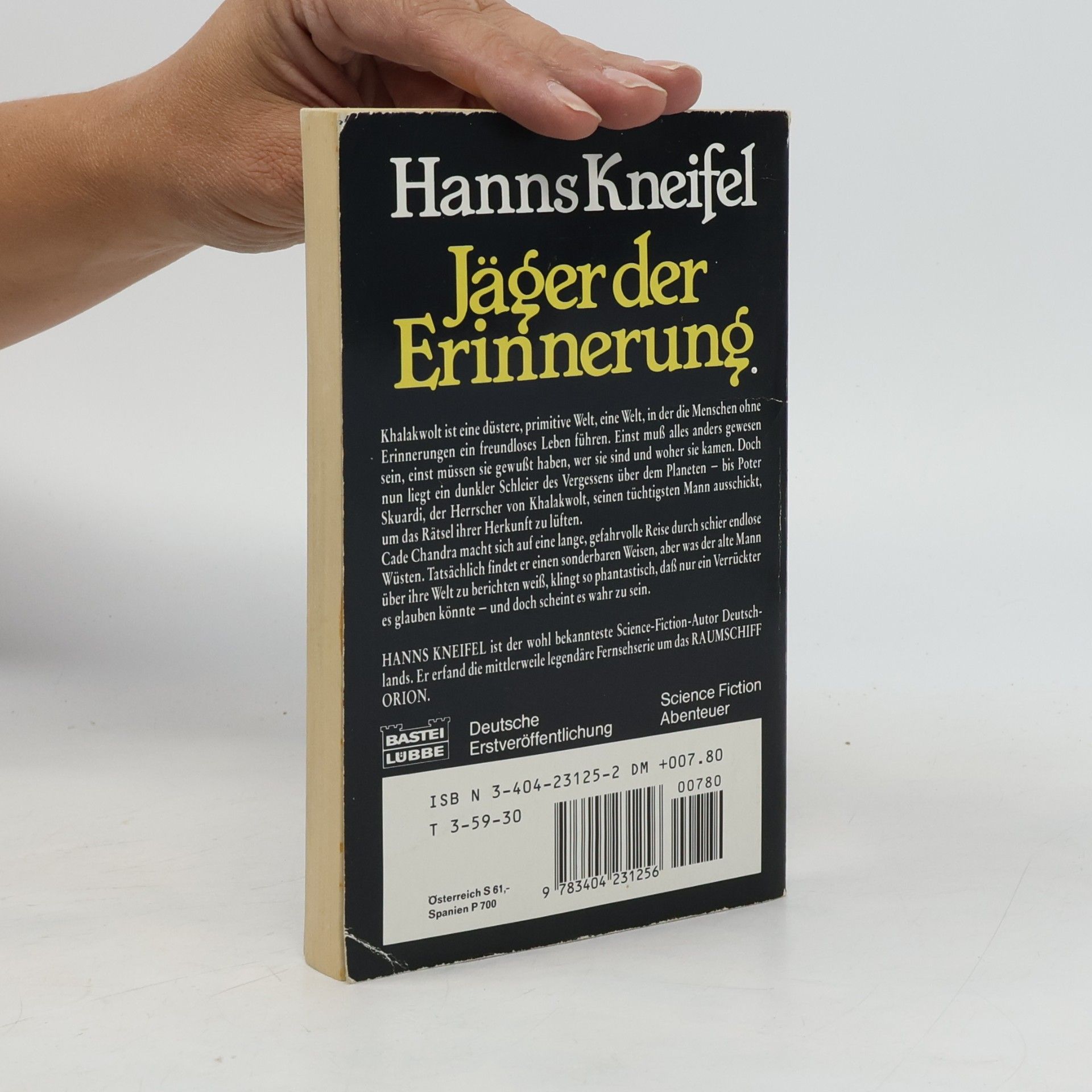 Hans Kneifel Jäger der Erinnerung