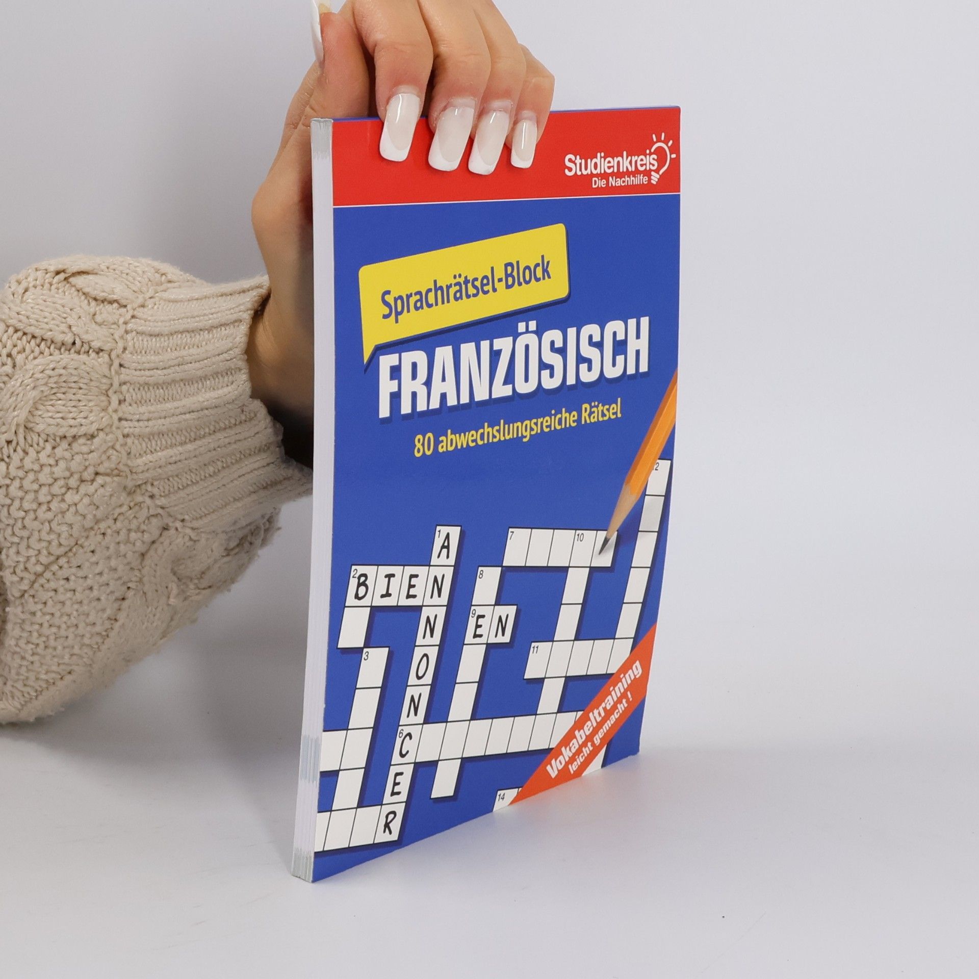 Various authors Sprachrätsel-Block Französisch 80 abwechslungsreiche Rätsel