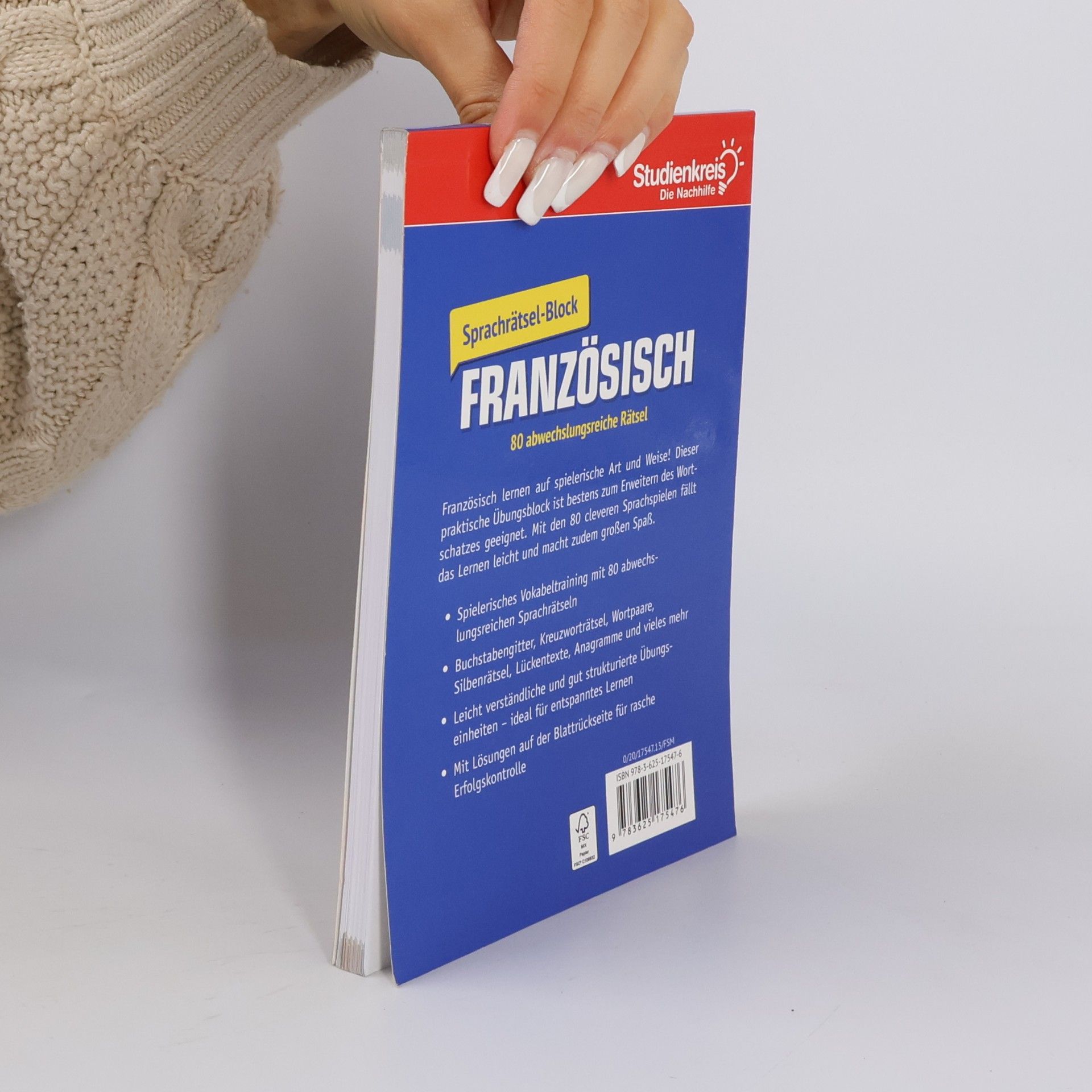 Sprachrätsel-Block Französisch 80 abwechslungsreiche Rätsel
