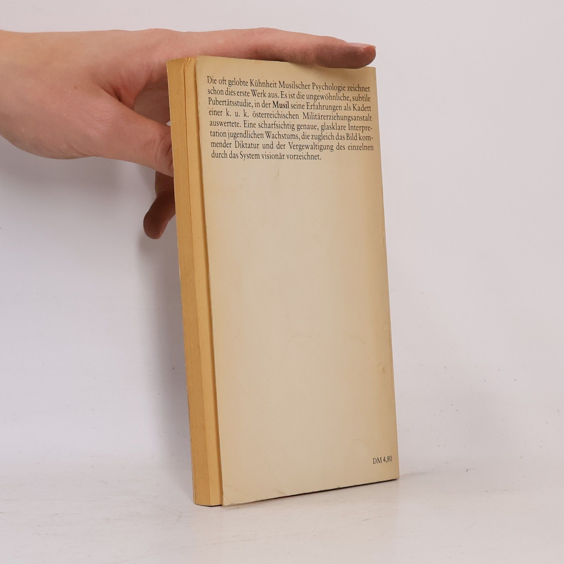 Robert Musil Die Verwirrungen des Zöglings Törleß