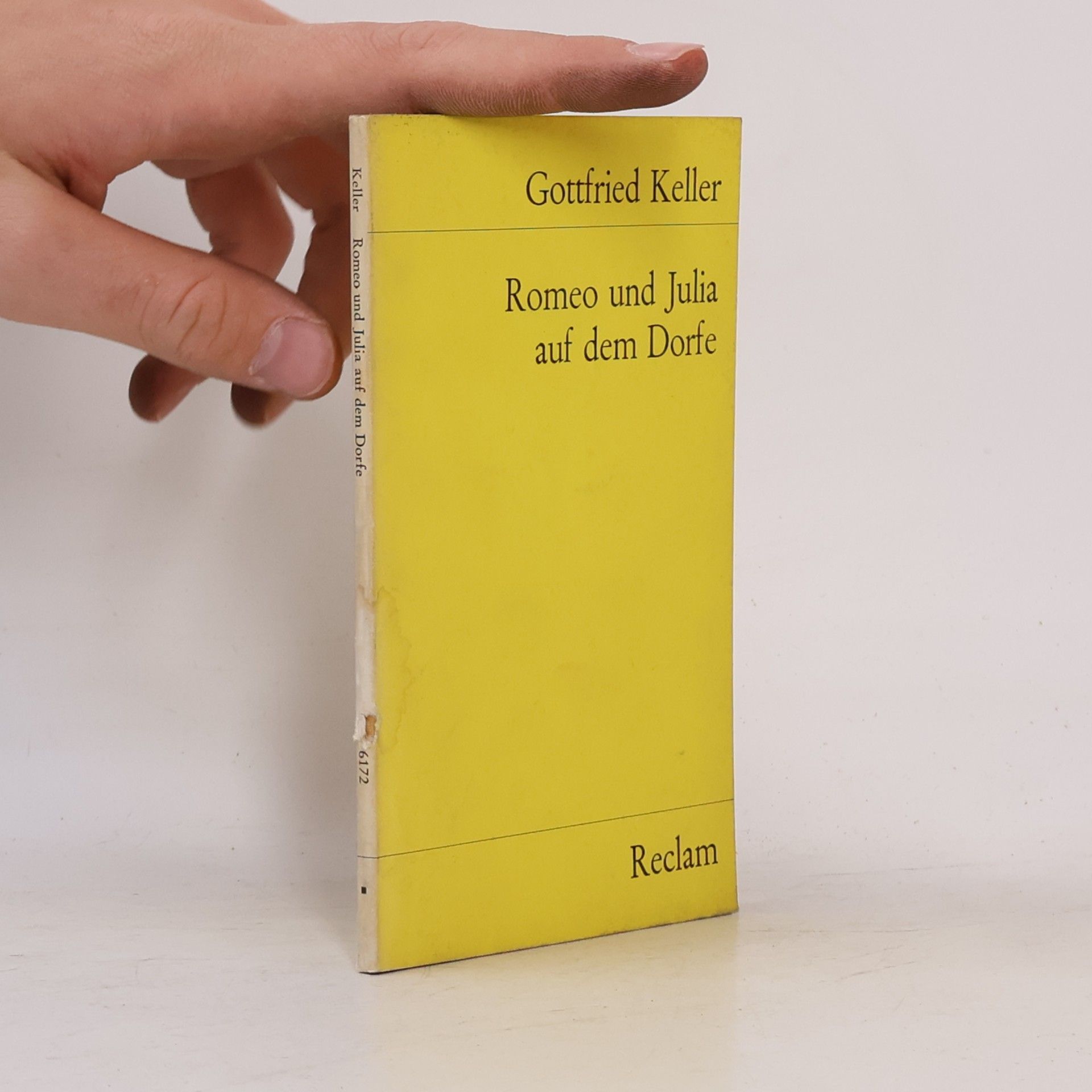 Gottfried Keller Romeo und Julia auf dem Dorfe