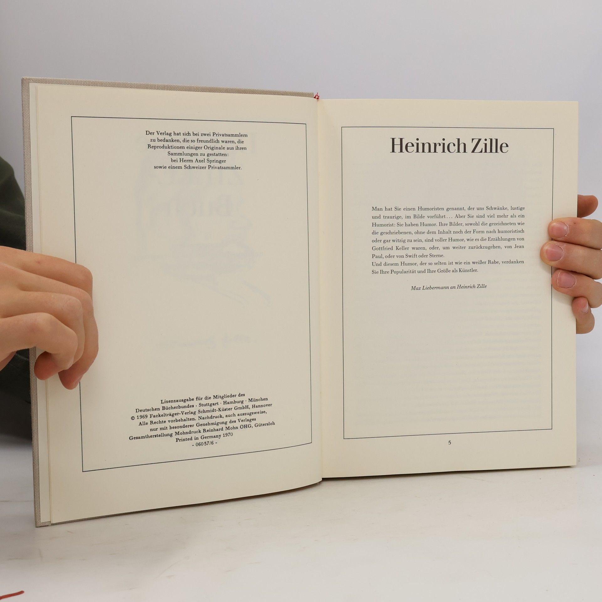 Reinoß Herbert Das neue Zille-Buch