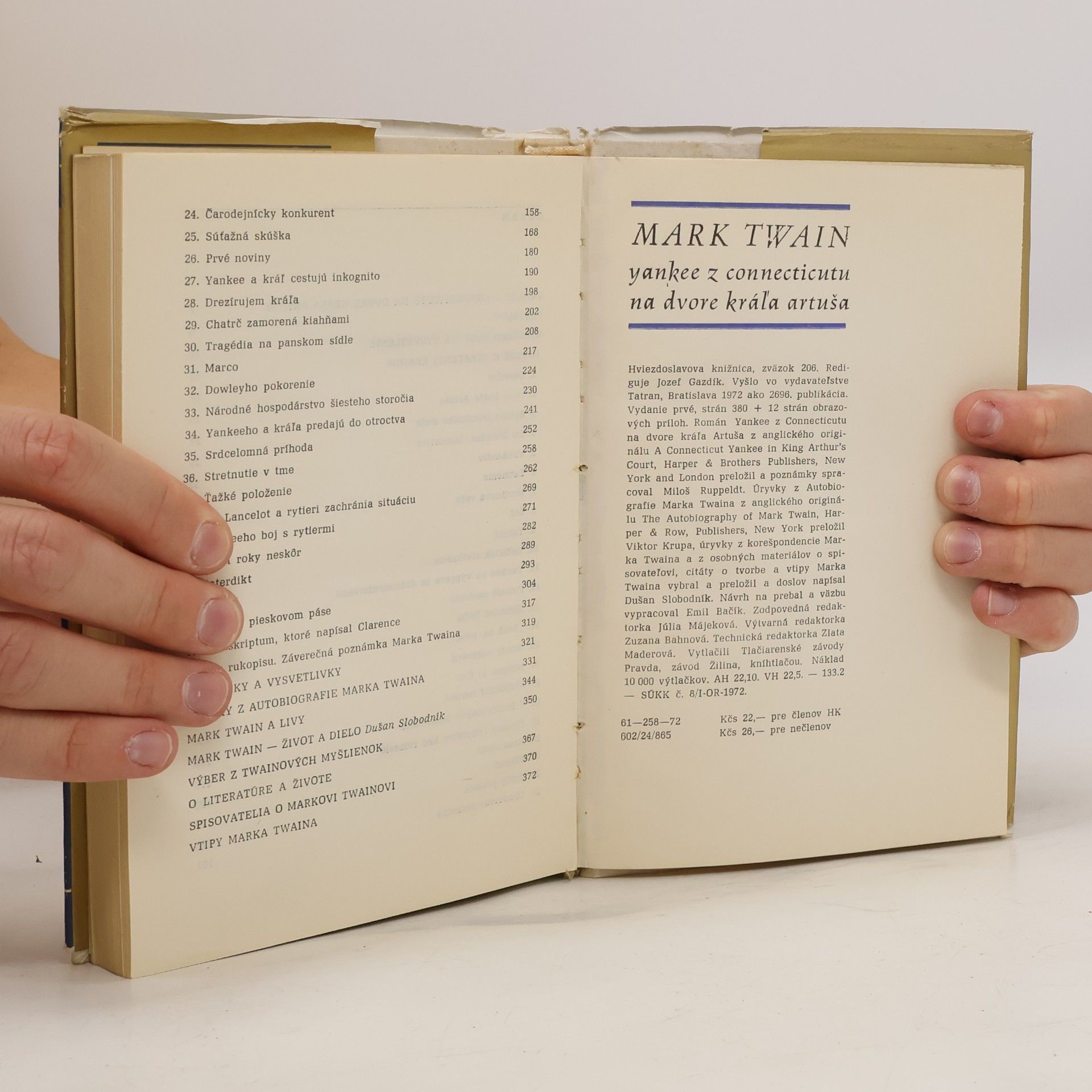 Mark Twain Yankee z Connecticutu na dvore kráľa Artuša