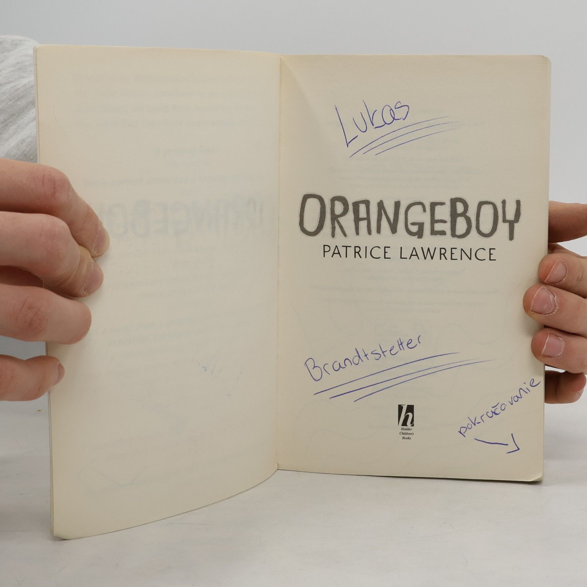 Patrice Lawrence Orangeboy