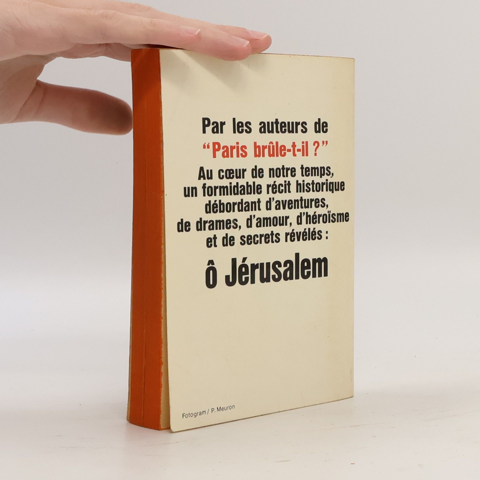 Dominique Lapierre Ô Jérusalem 2