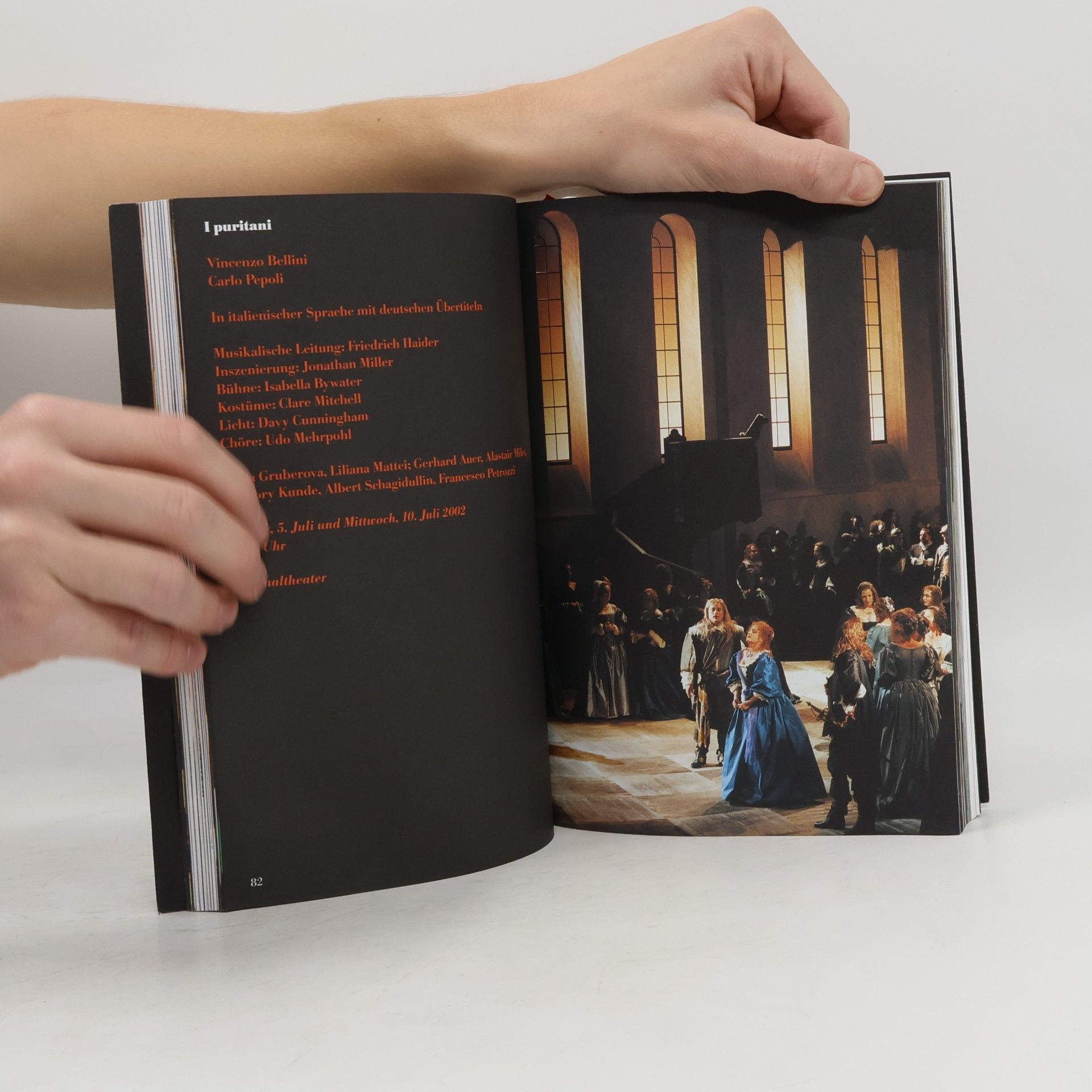 Ulrike Hessler Bayerische Staatsoper: Münchner Opern-Festspiele 2002, 27.6.-31.7.