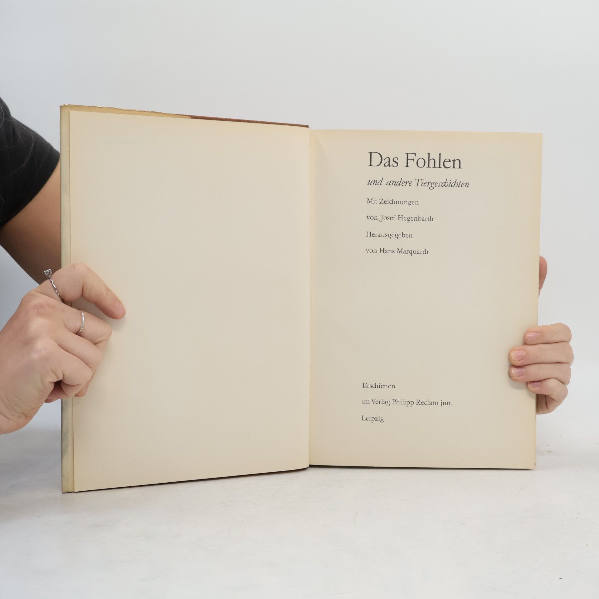 Josef Hegenbarth Das Fohlen und andere Tiergeschichten