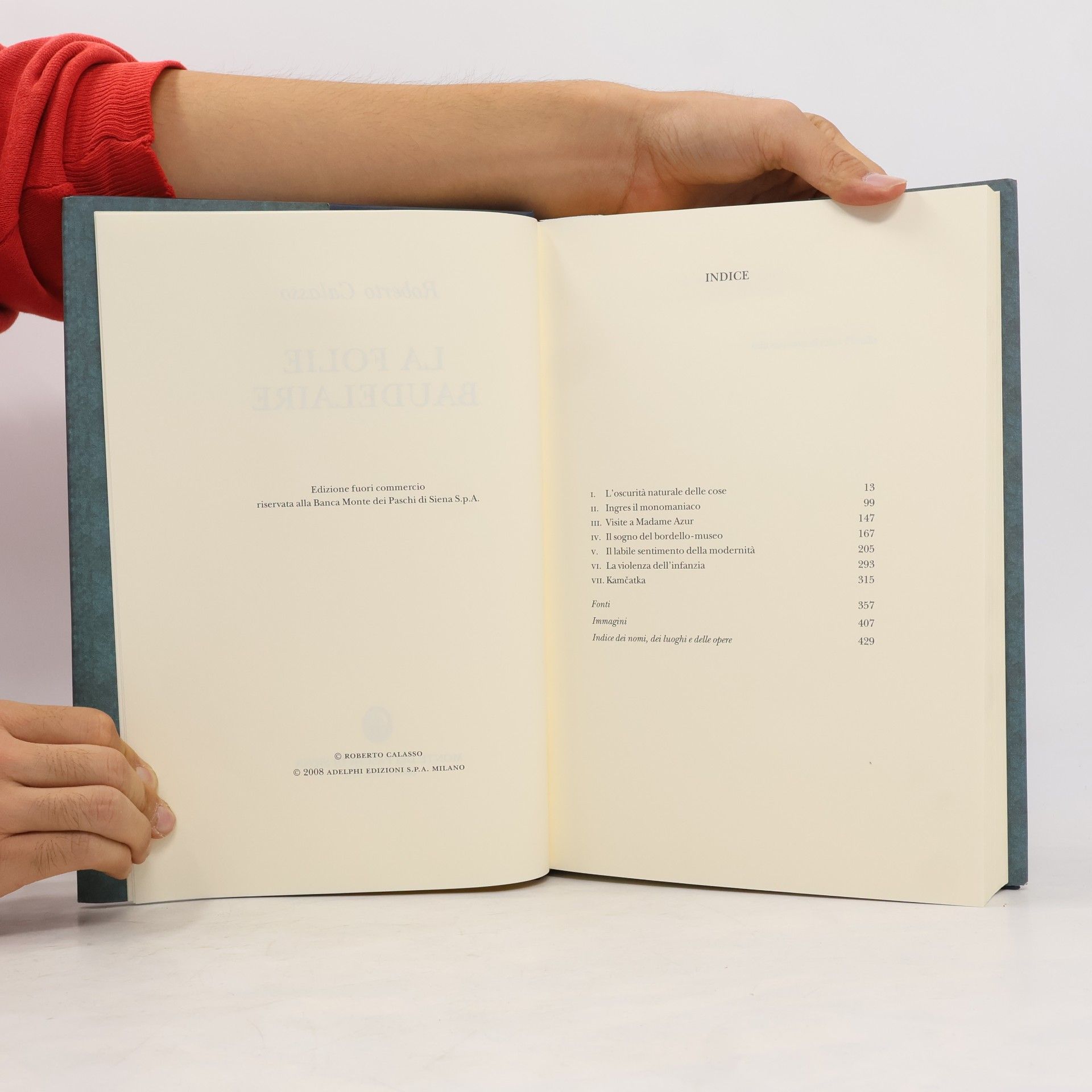 Roberto Calasso La Folie Baudelaire