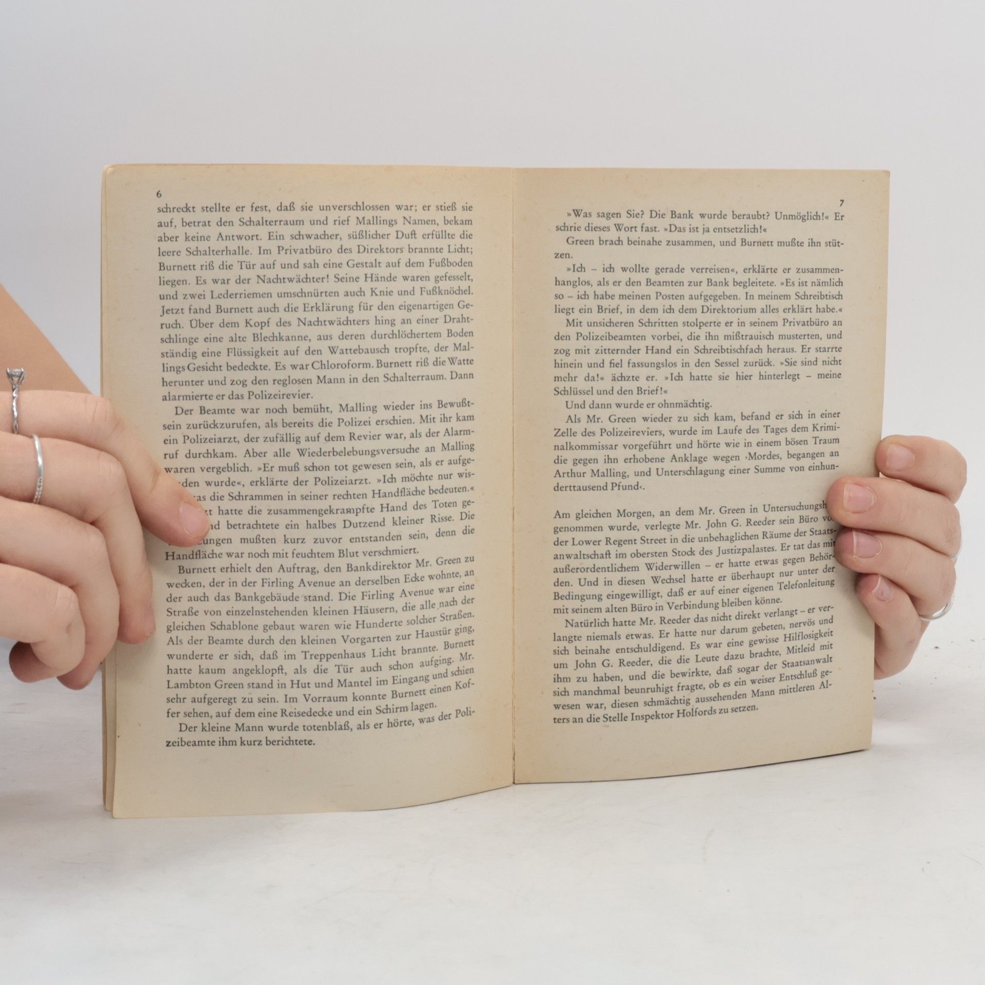 Edgar Wallace Der sechste Sinn des Mr. Reeder
