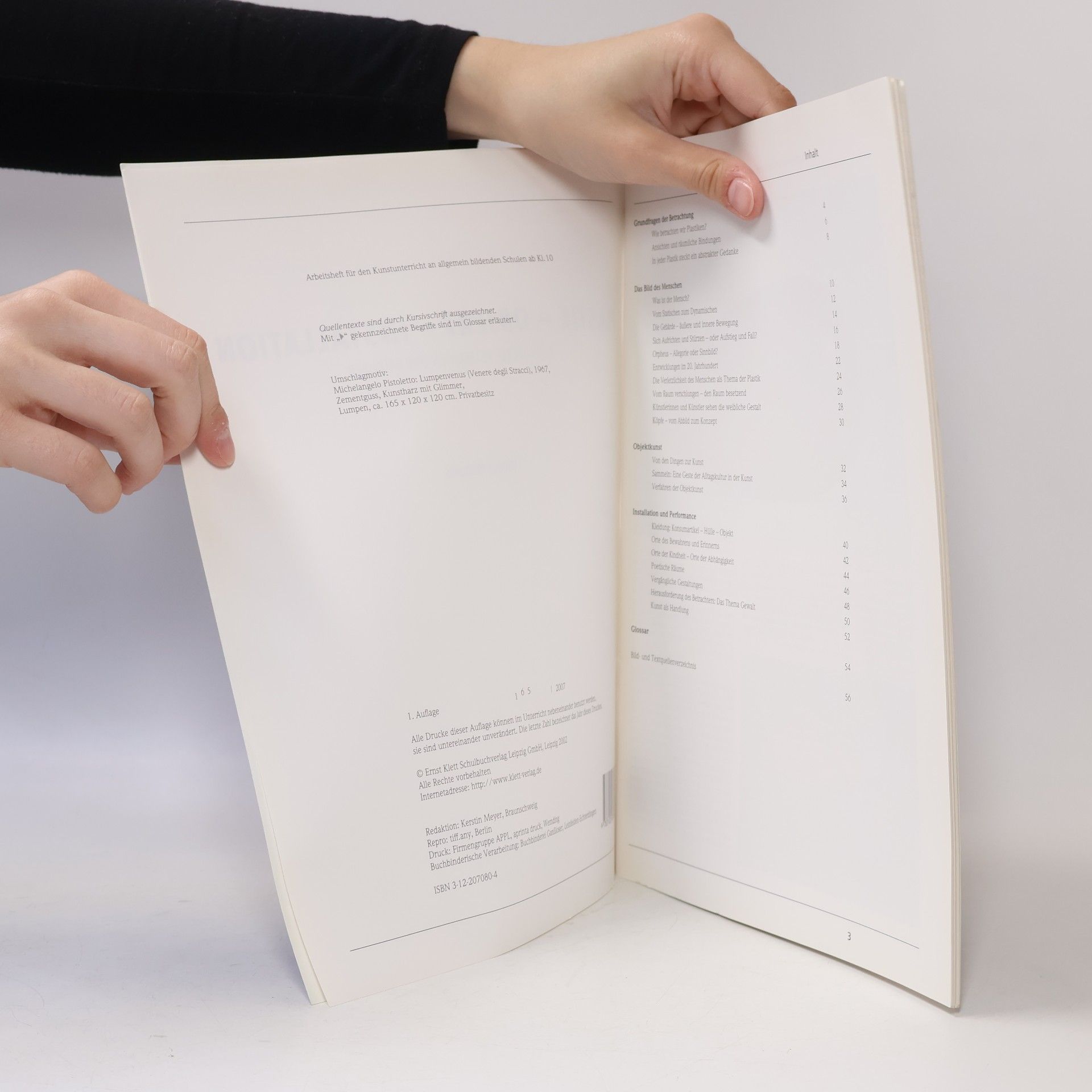 Margot Michaelis Thema Kunst: Plastik - Objekt - Installation: Arbeitsheft für den Kunstunterricht an allgemein bildenden Schulen ab Kl. 10