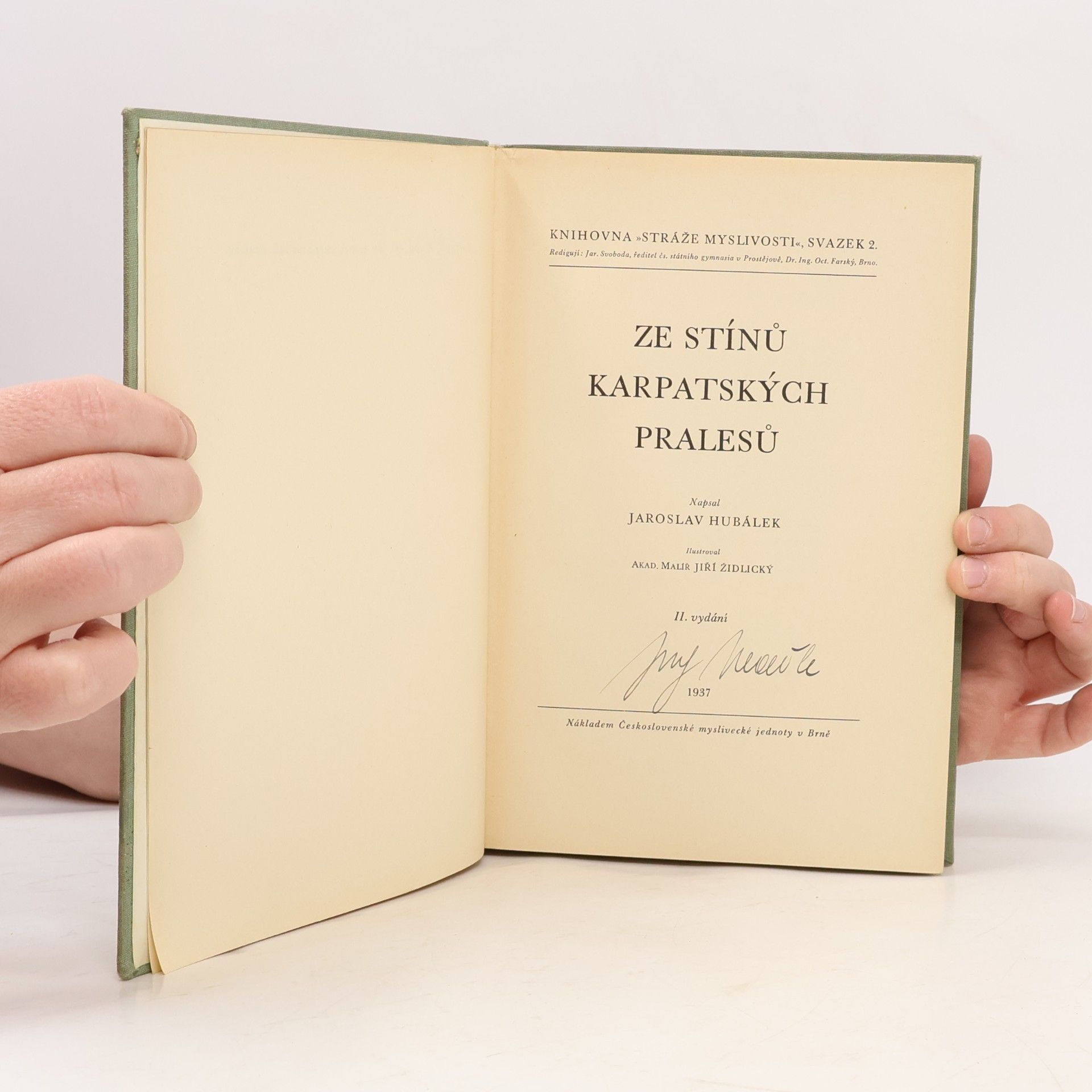 Jaroslav Hubálek Ze stínů karpatských pralesů