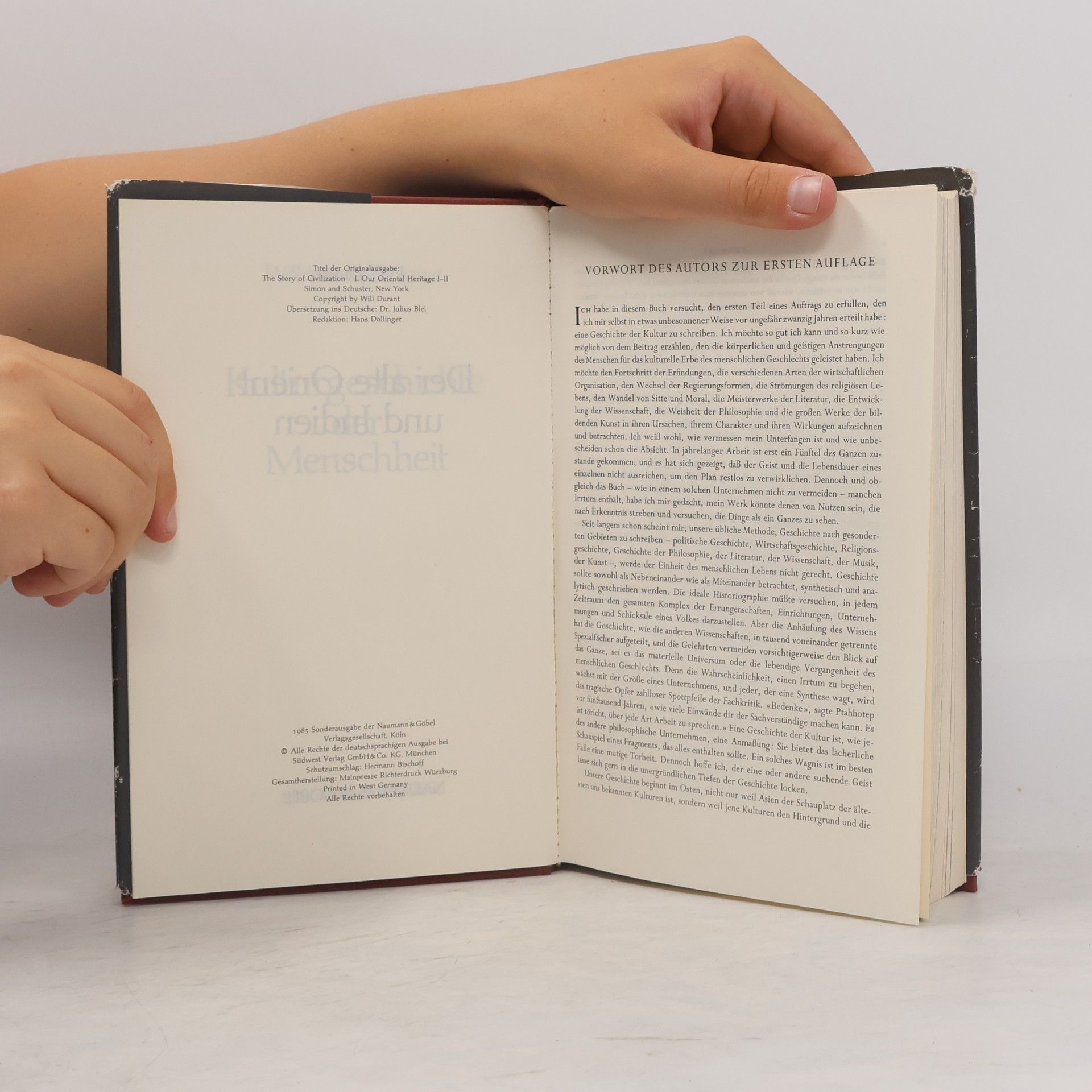 Autorenkollektiv Kulturgeschichte der Menschheit. Band 1. Der alte Orient und Indien