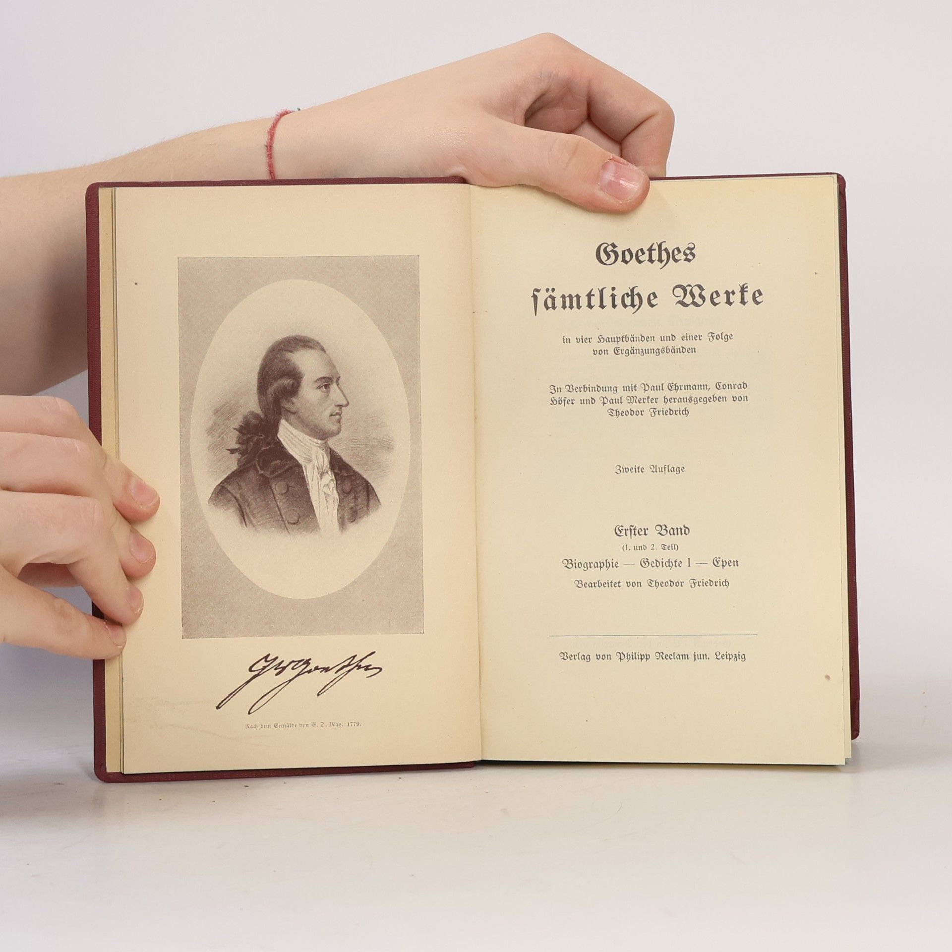 Johann Wolfgang von Goethe Goethes sämtliche Werke 1
