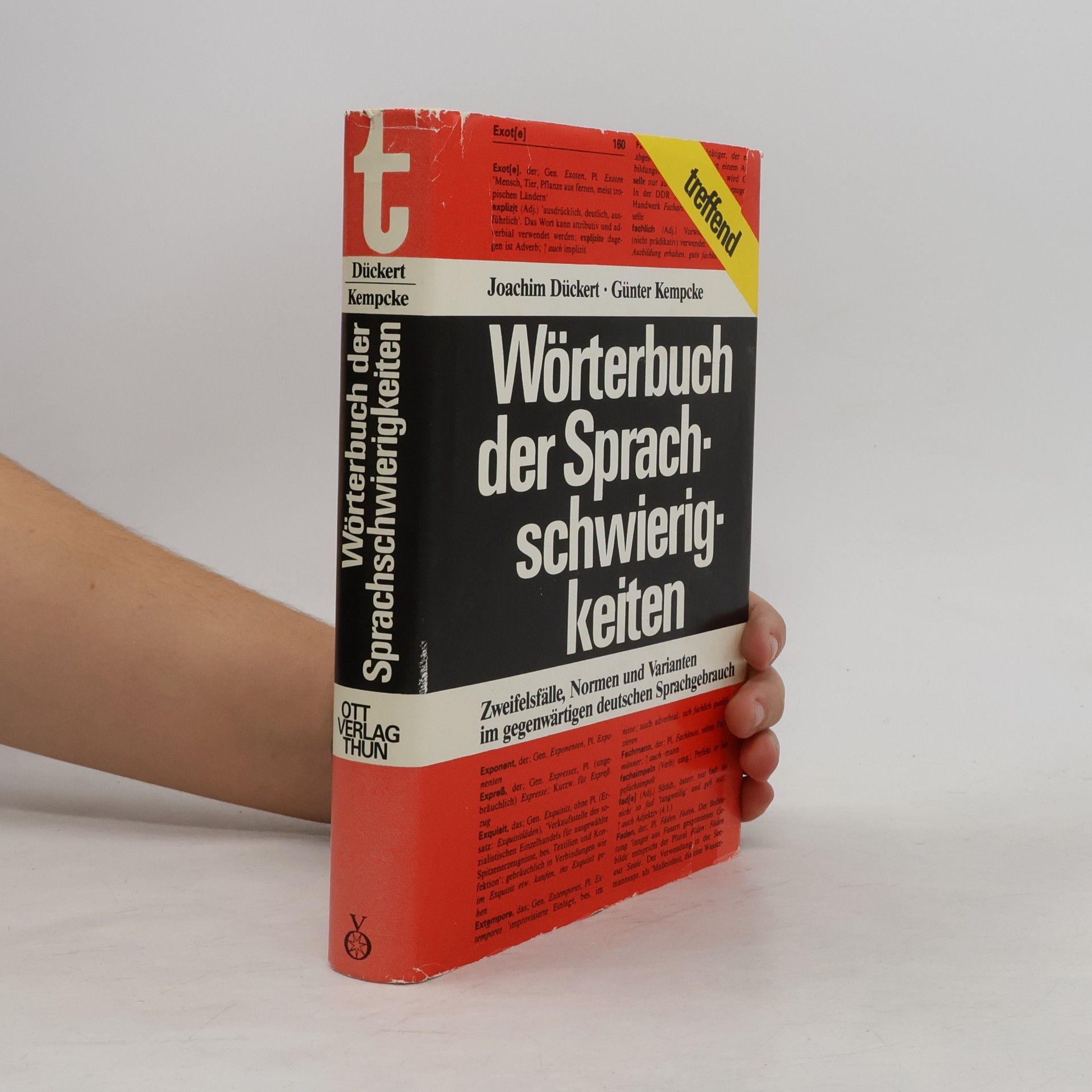Günter Kempcke Wörterbuch der Sprachschwierigkeiten