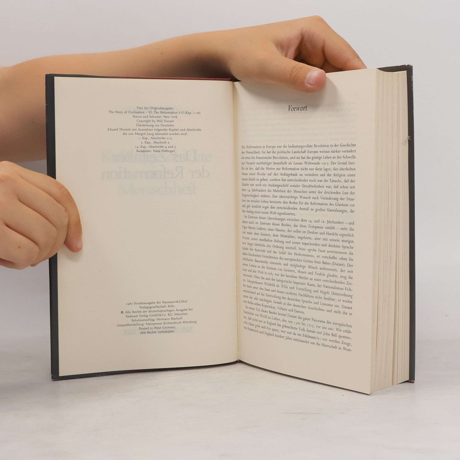 Will Durant Kulturgeschichte der Menschheit 9