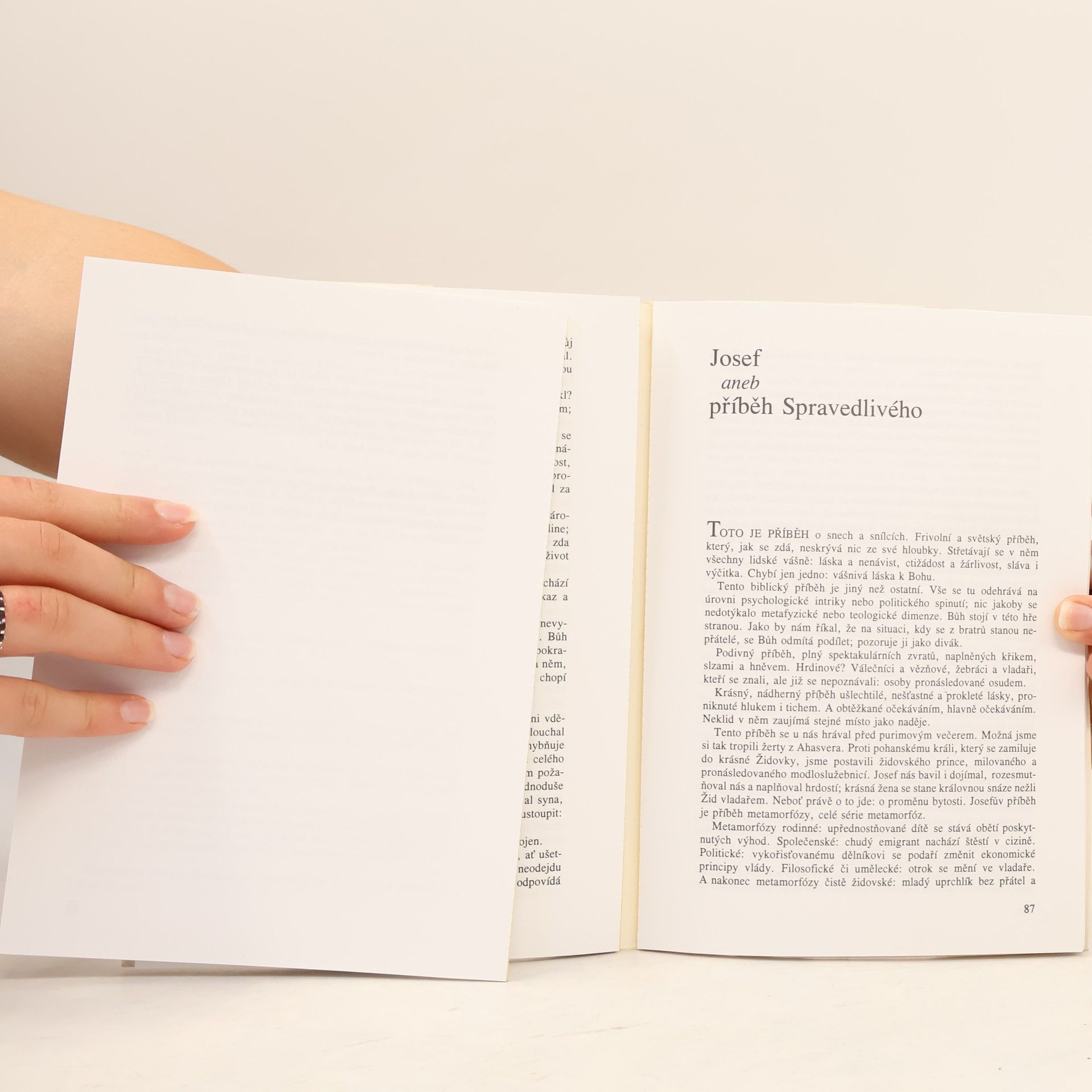 Elie Wiesel Bible: Postavy a příběhy