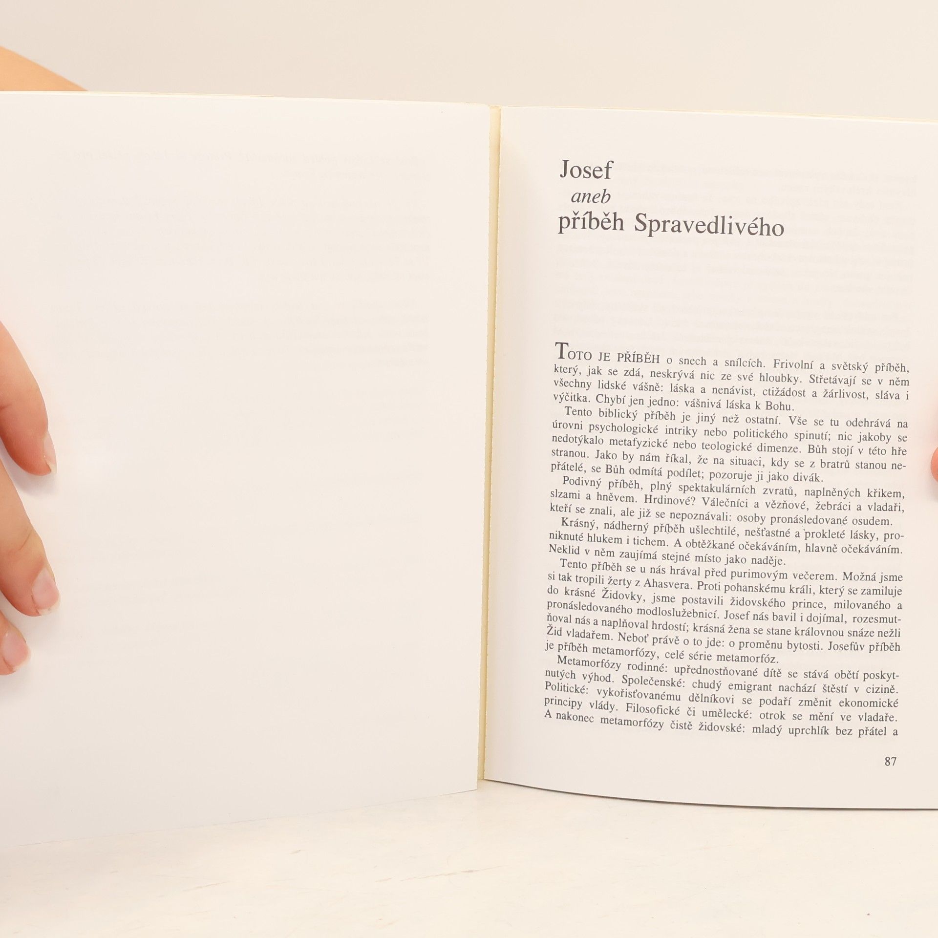 Elie Wiesel Bible: Postavy a příběhy