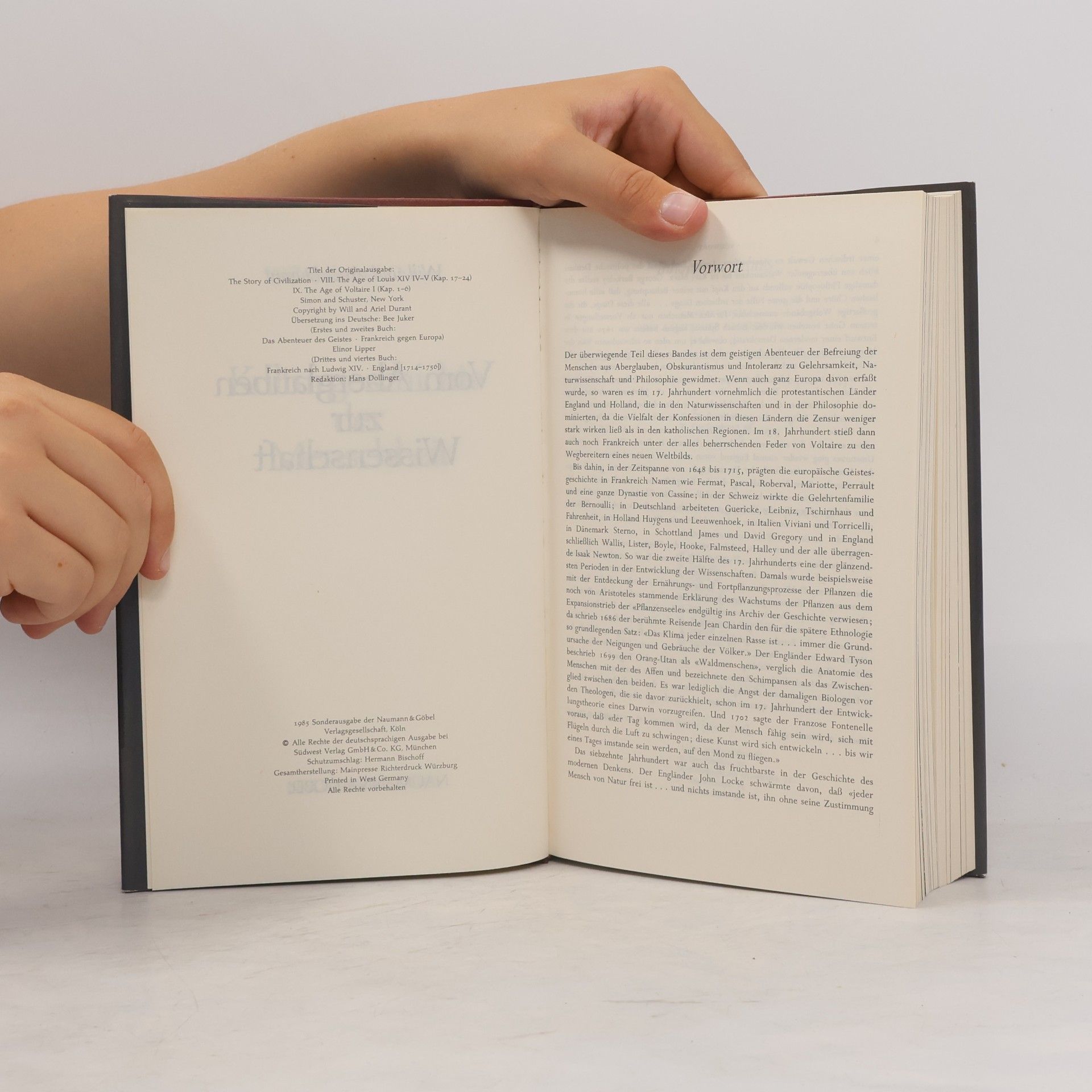 Will Durant Kulturgeschichte der Menschheit 13