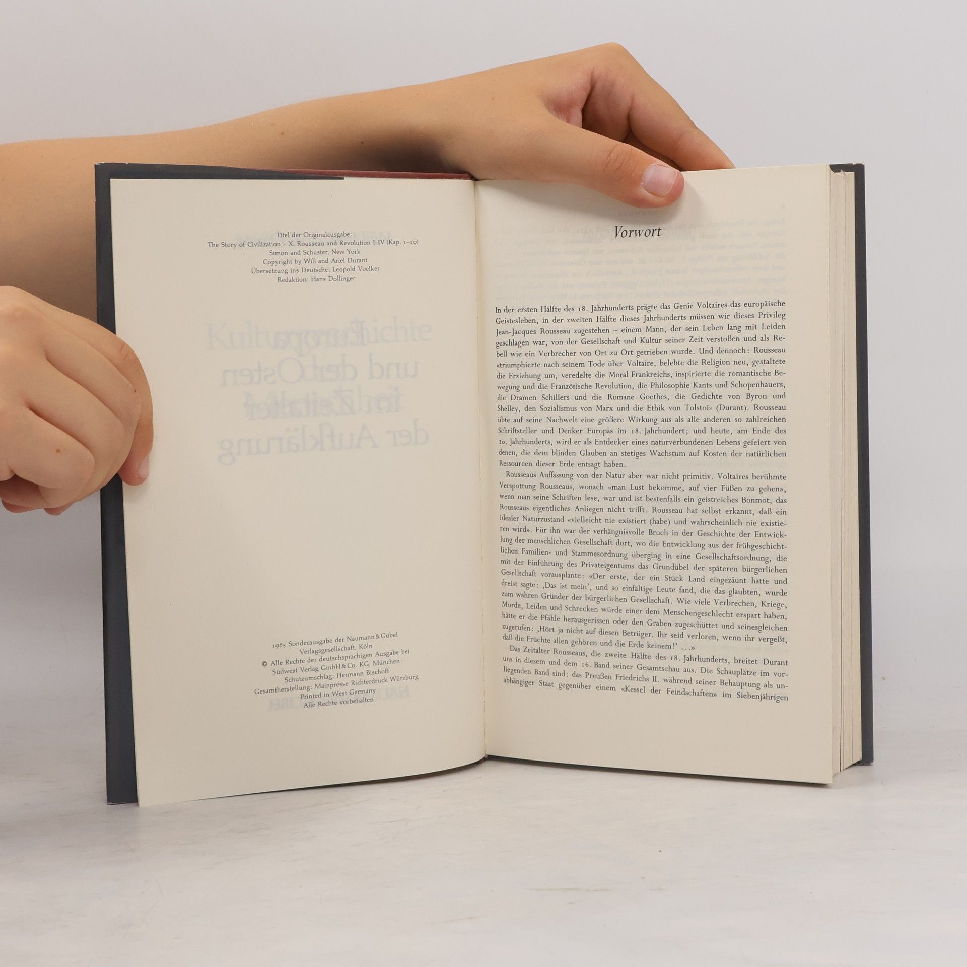Will Durant Durant-Kulturgeschichte der Menschheit 15