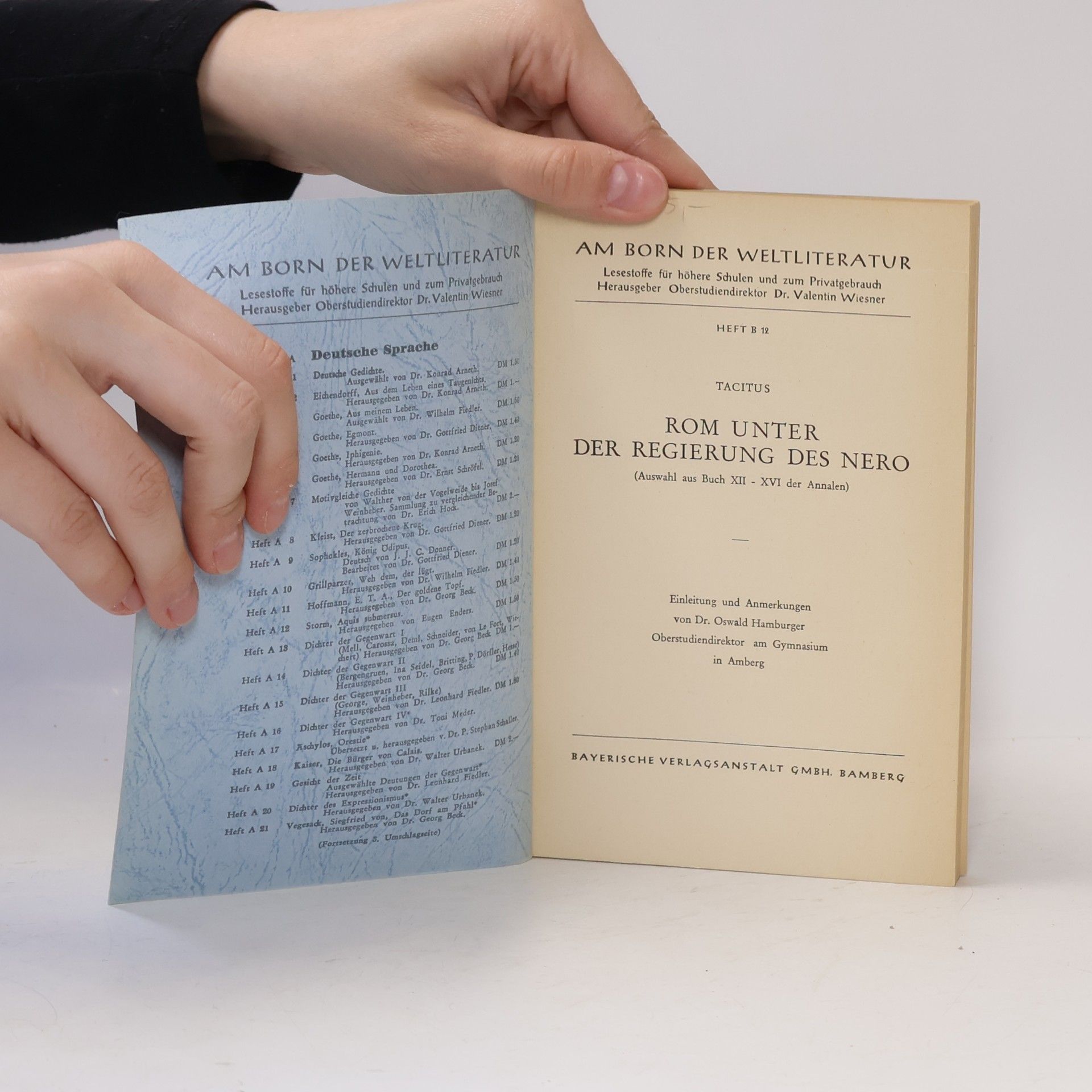 Tacitus Rom unter der Regierung des Nero