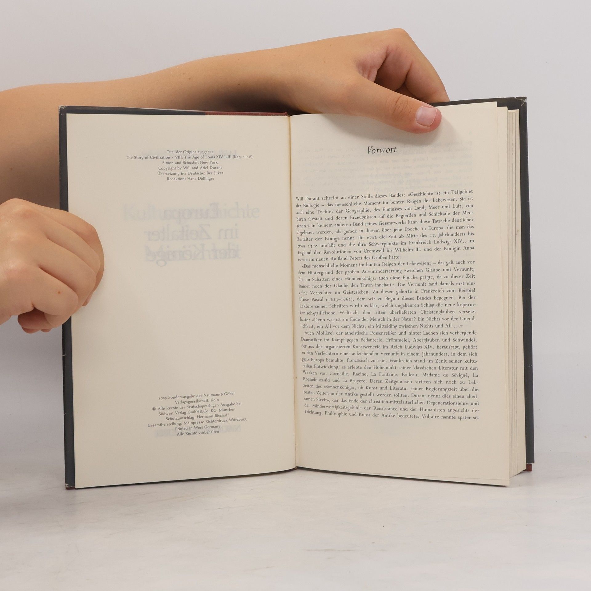 Will Durant Kultur Geschichte der Menschheit 12