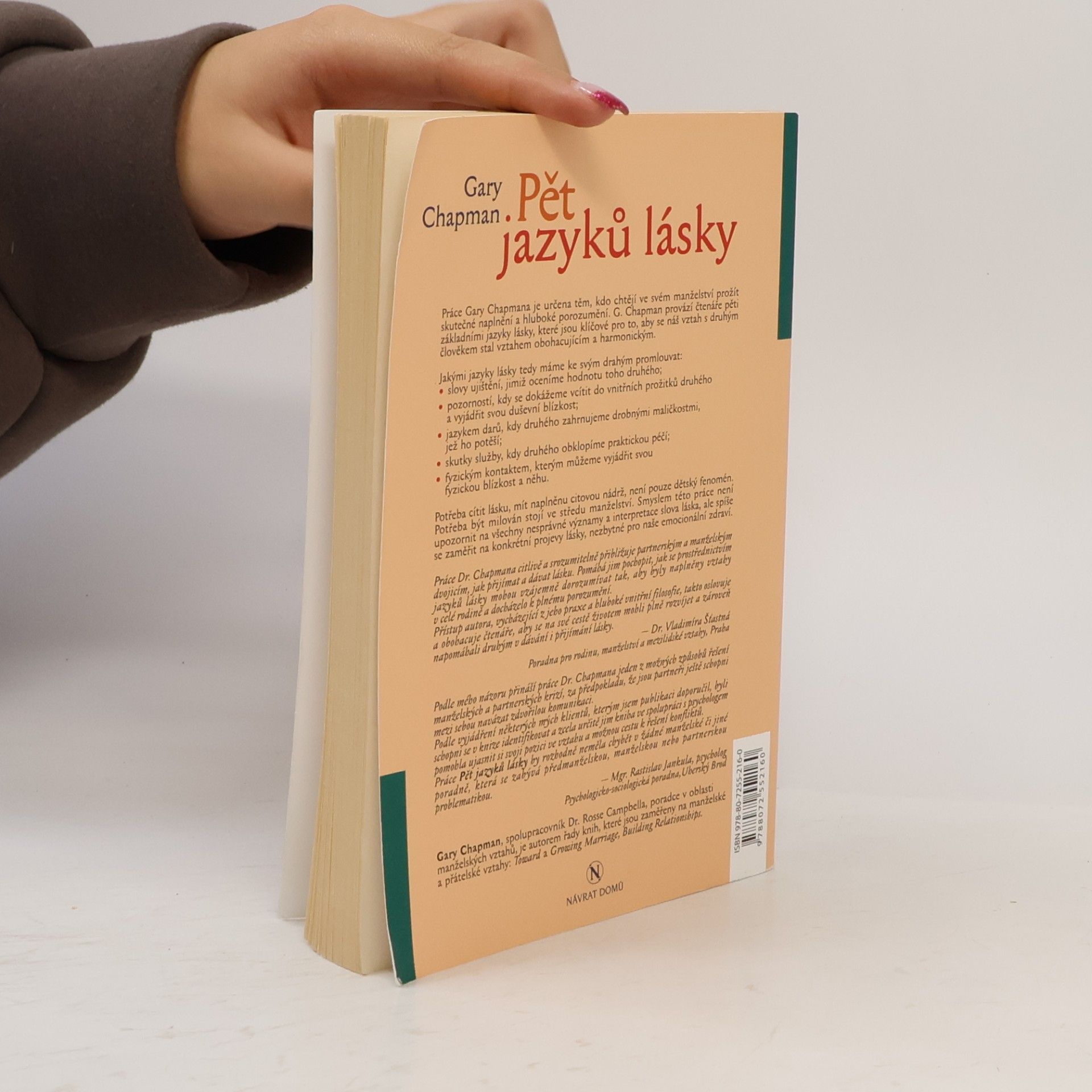 Gary Chapman Pět jazyků lásky