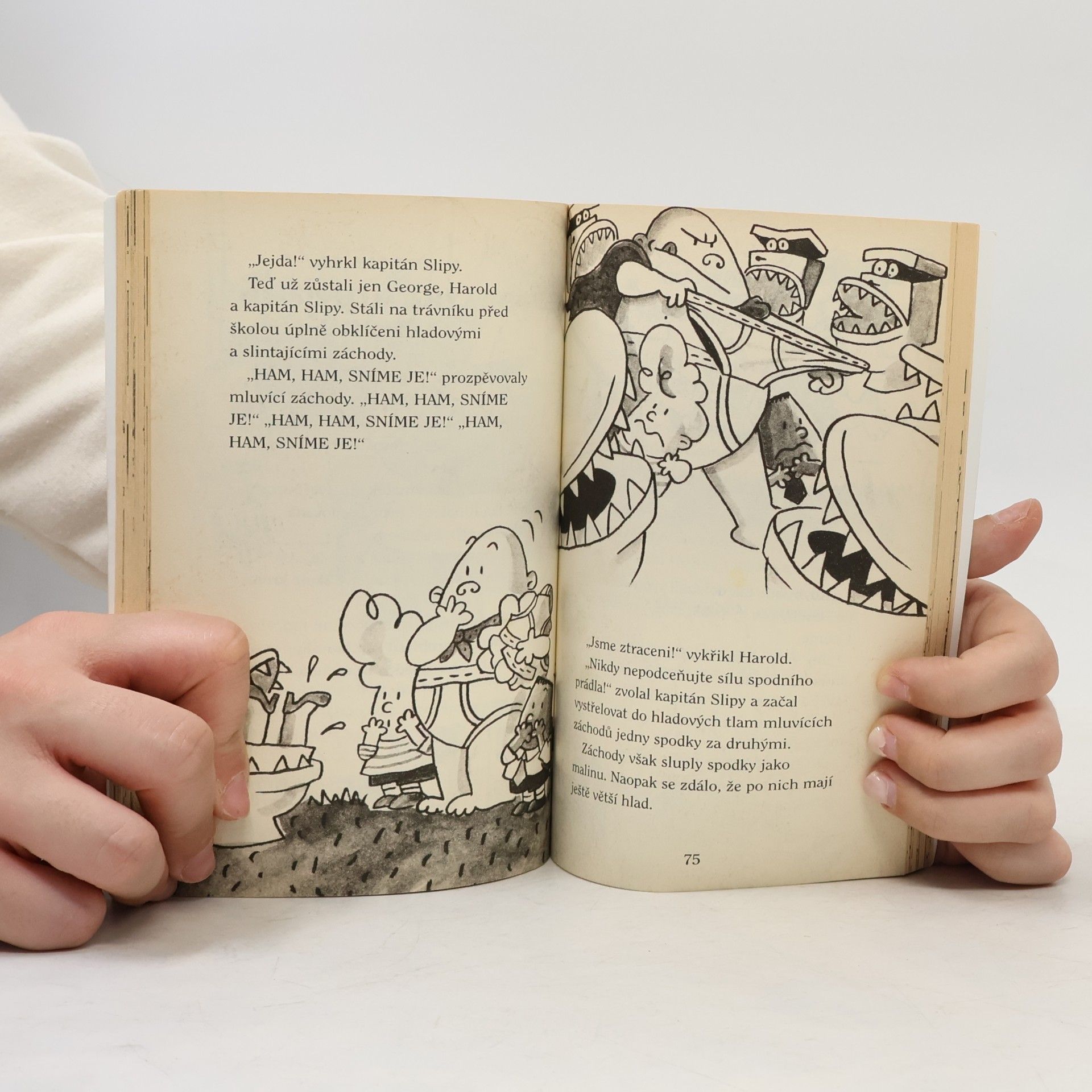 Dav Pilkey Kapitán Slipy a útok mluvících záchodů