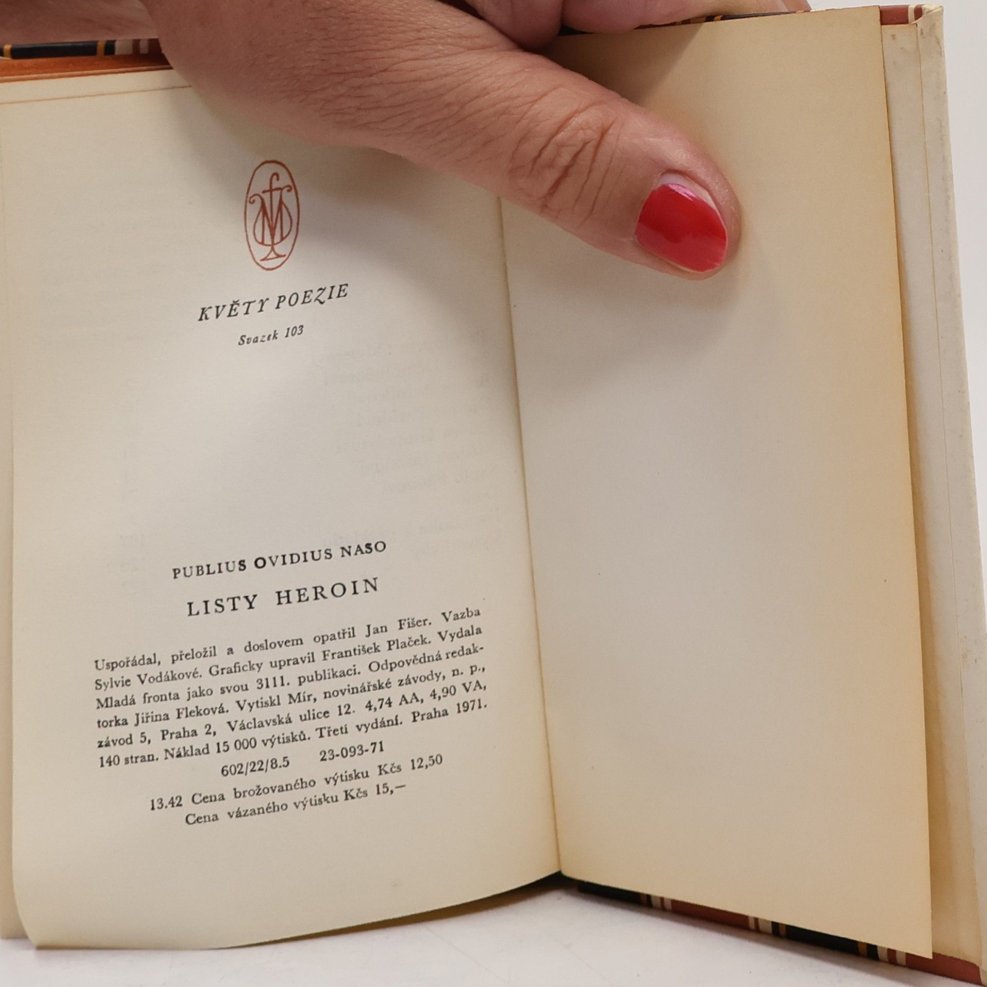 Ovid Listy heroin
