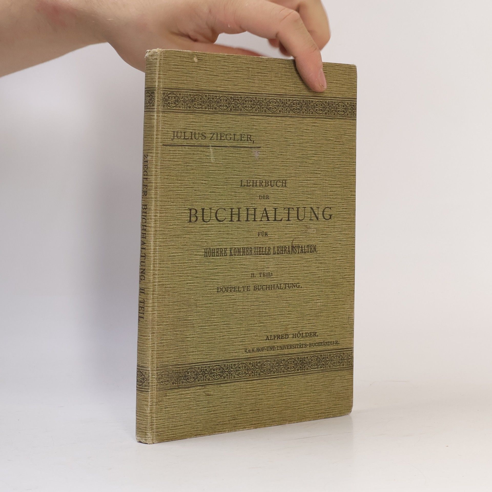Konrat Ziegler Lehrbuch der Buchhaltung II.